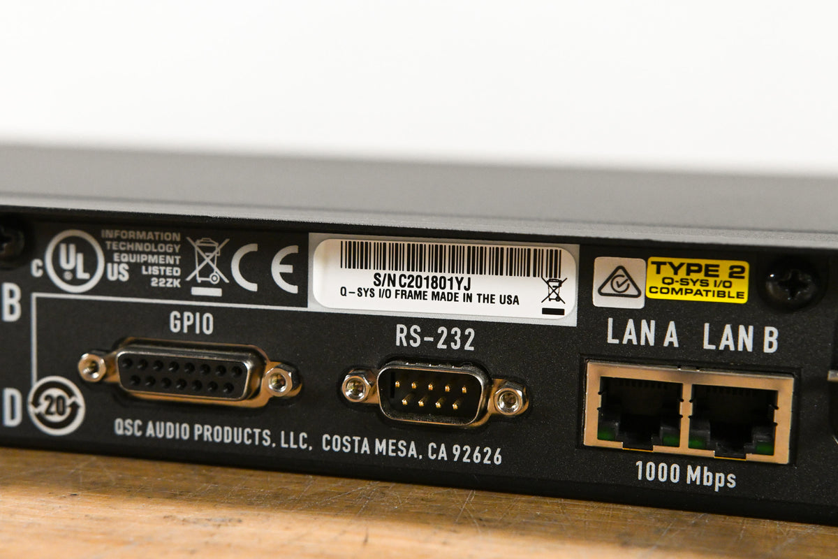 QSC Q-SYS I/O Frame Type 2