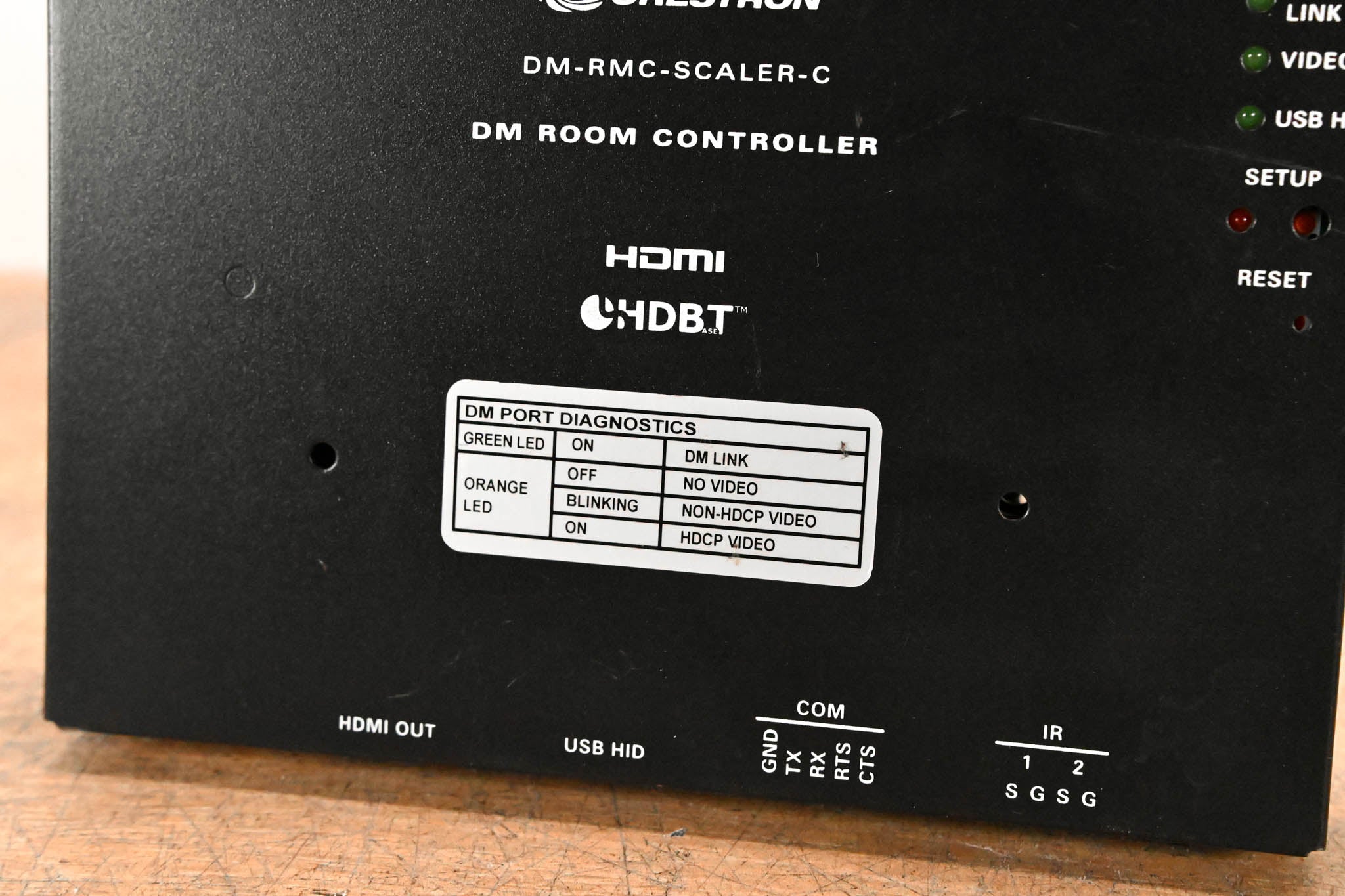 Crestron DM-RMC-SCALER-C Receiver & Room Controller (NO POWER SUPPLY)