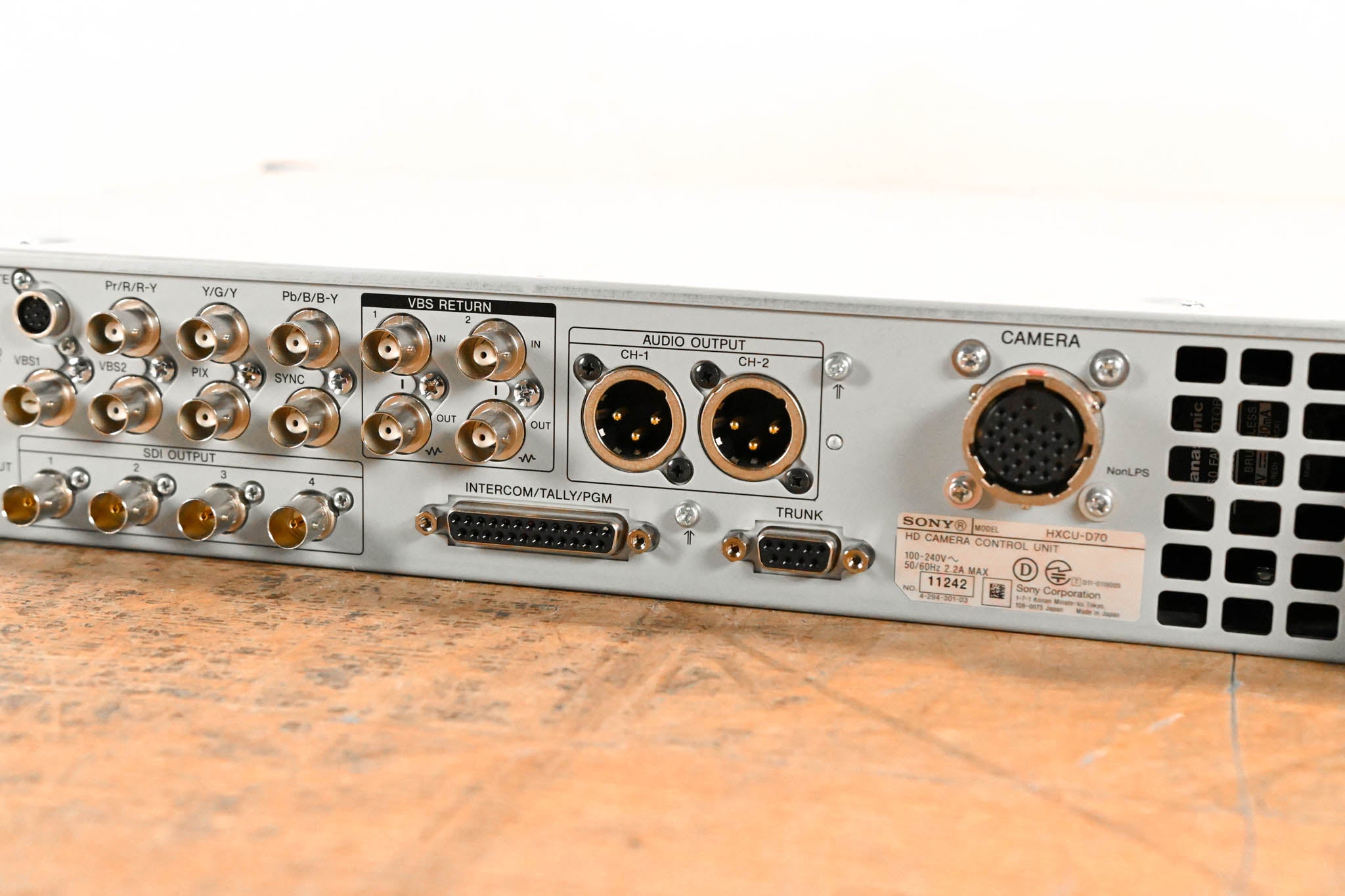 Sony HXCU-D70 Camera Control Unit for HXC-D70 HD/SD Camera