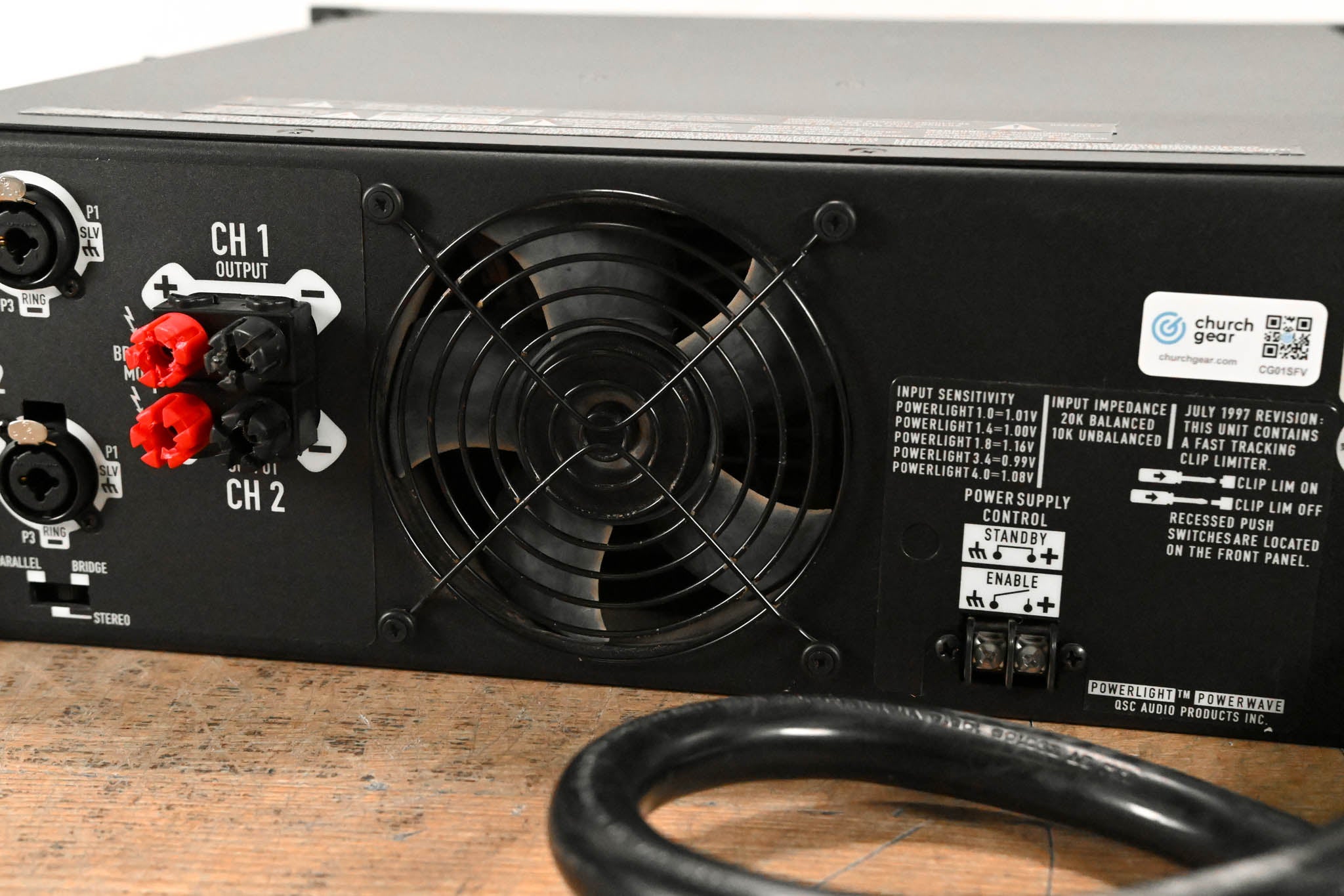 QSC PowerLight 4.0 2-Channel Power Amplifier