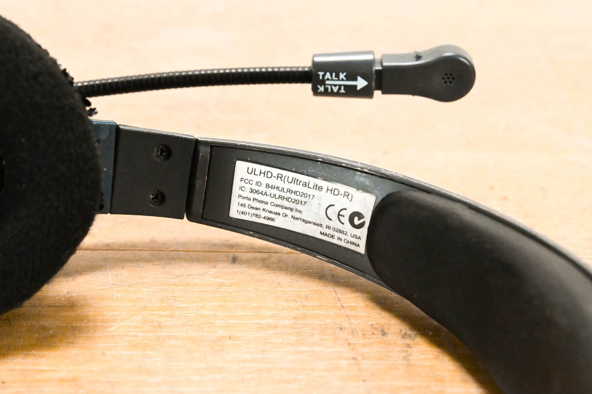 Eartec UltraLITE HD-R Remote Wireless Intercom Headset