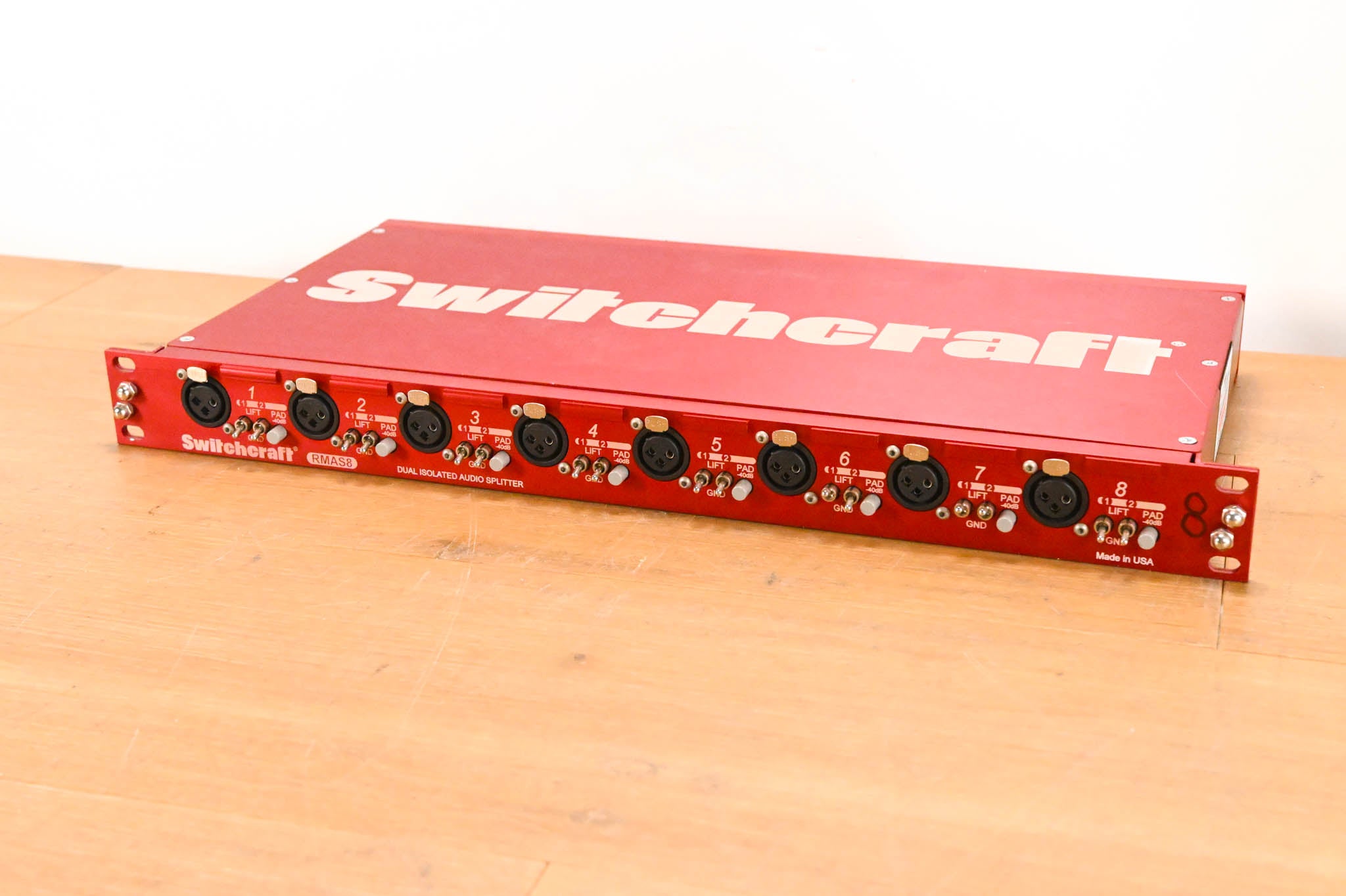 Switchcraft RMAS8 8-Input 3-Way Splitter