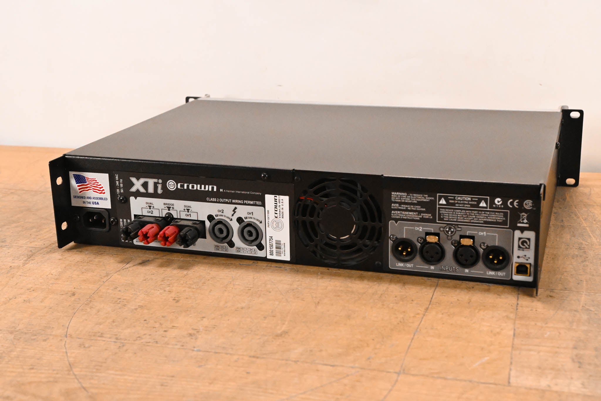 Crown XTi 1000 Stereo Power Amplifier with DSP