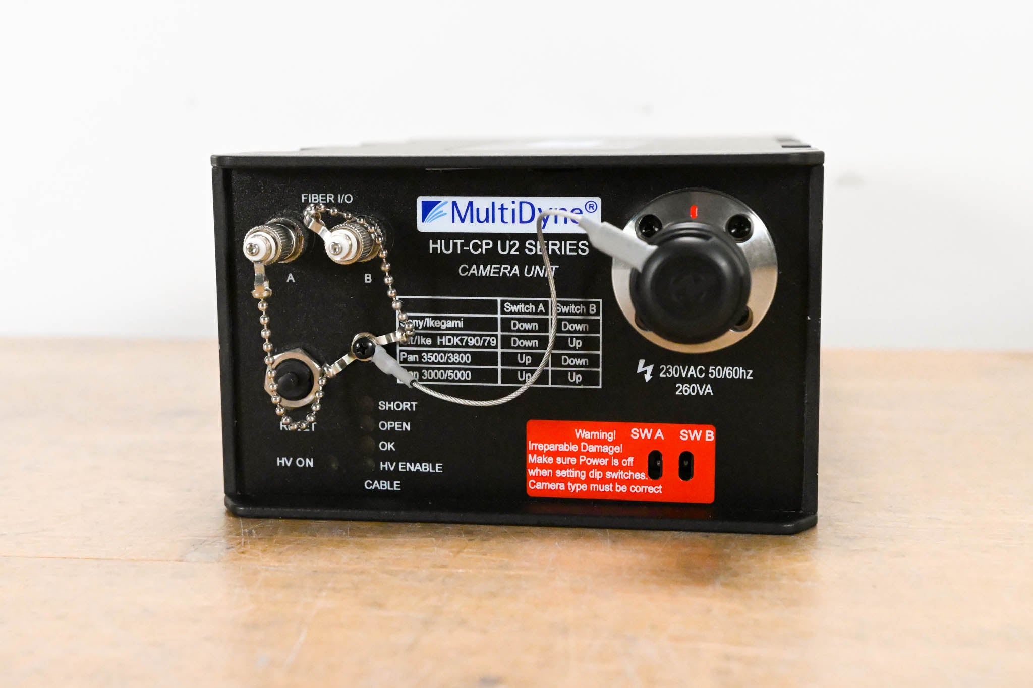 MultiDyne HUT-CP-U2-SPP-ST2XXF Powered HUT SMPTE System - Camera Side
