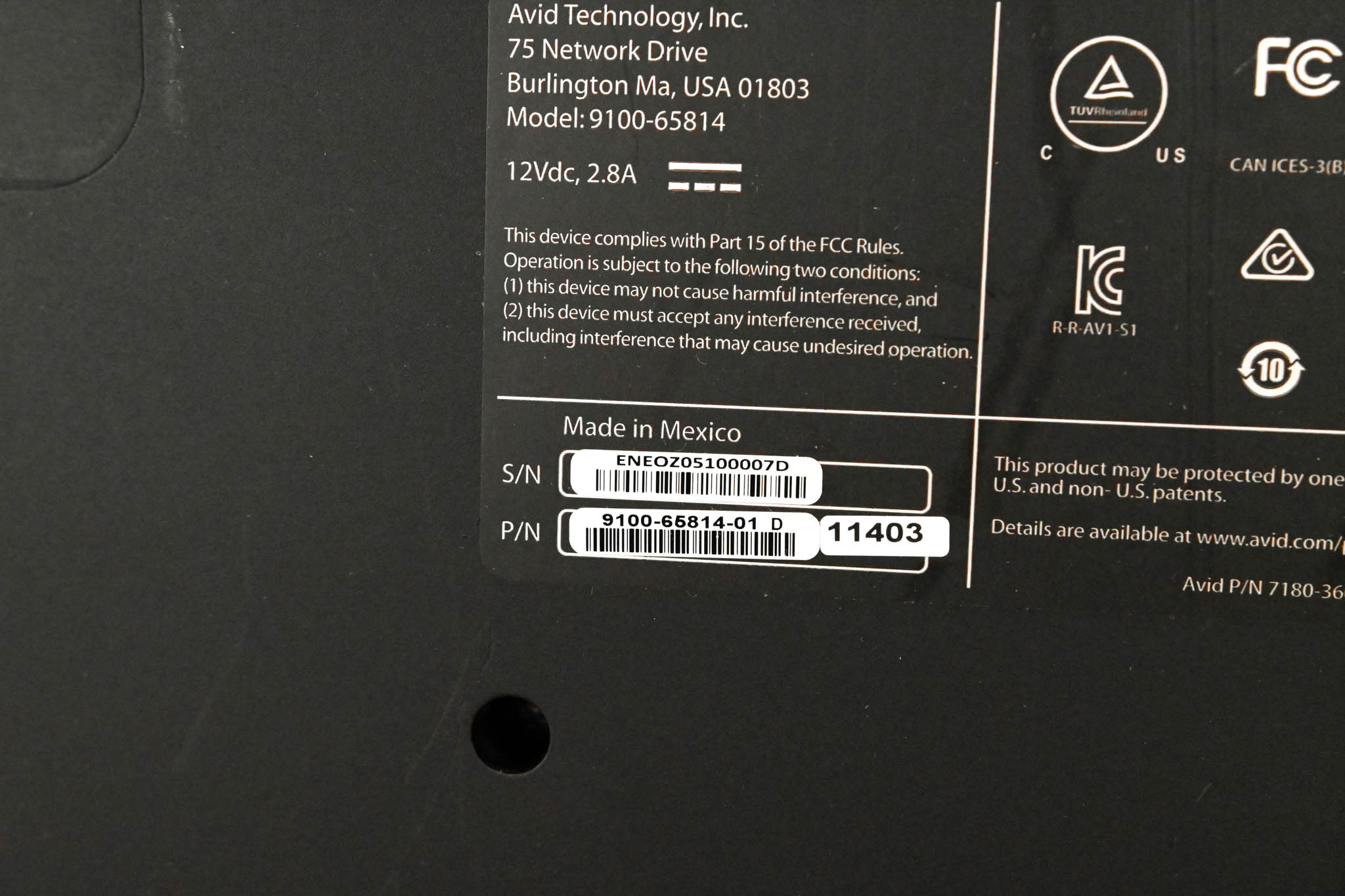 AVID S1 EUCON Desktop Control Surface (NO POWER SUPPLY)