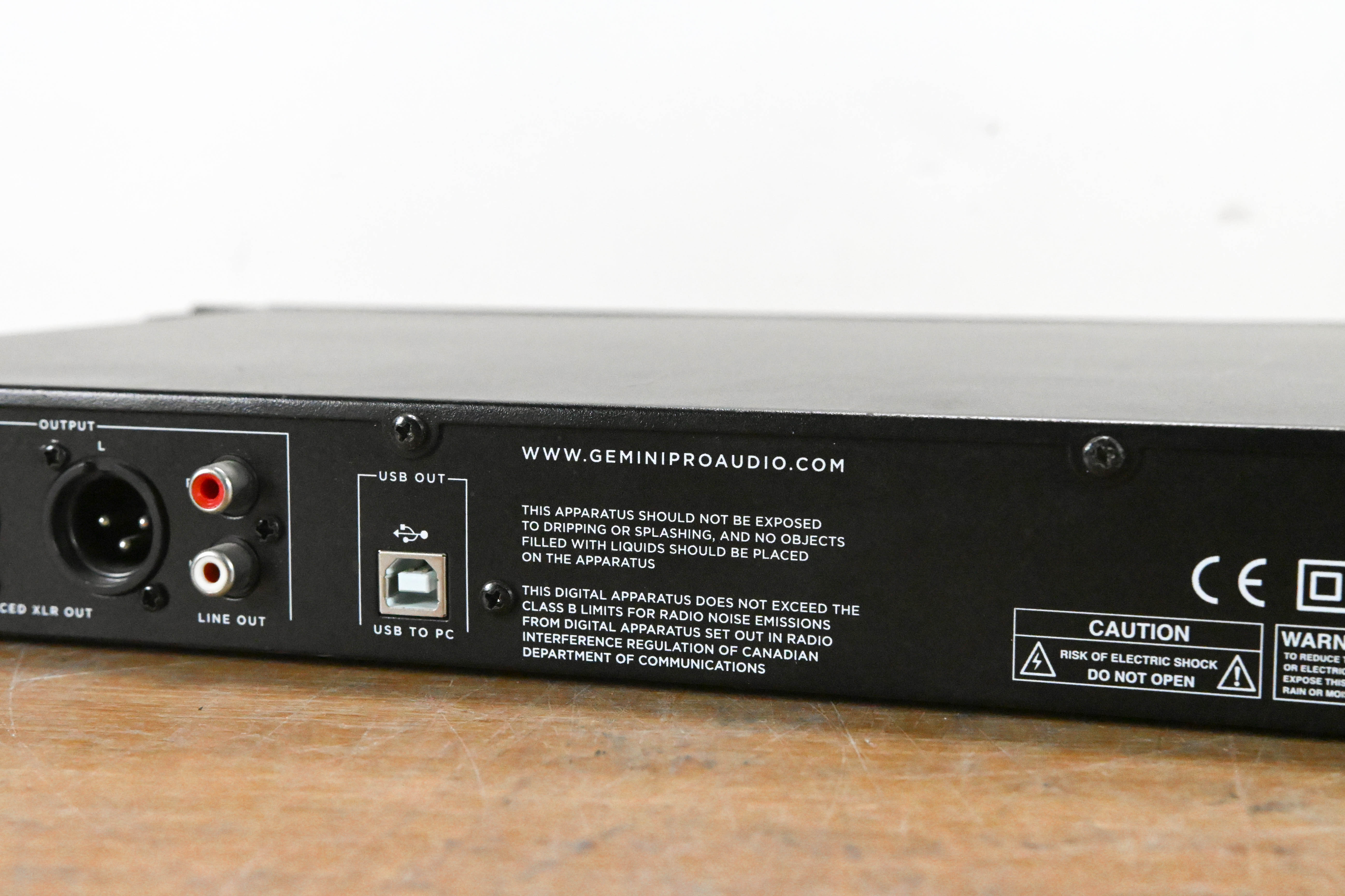 Gemini DRP-1 Rack Mount Digital Recorder (NO POWER SUPPLY)
