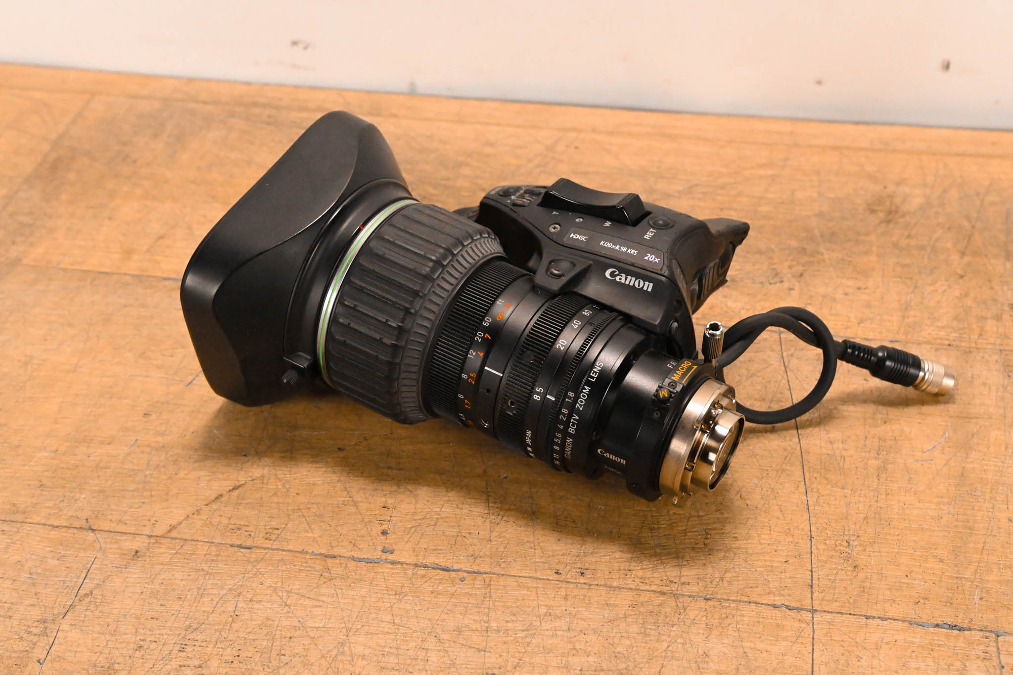 Canon KJ20x8.5B KRS HDgc 20x 2/3" ENG High Definition Telephoto Lens