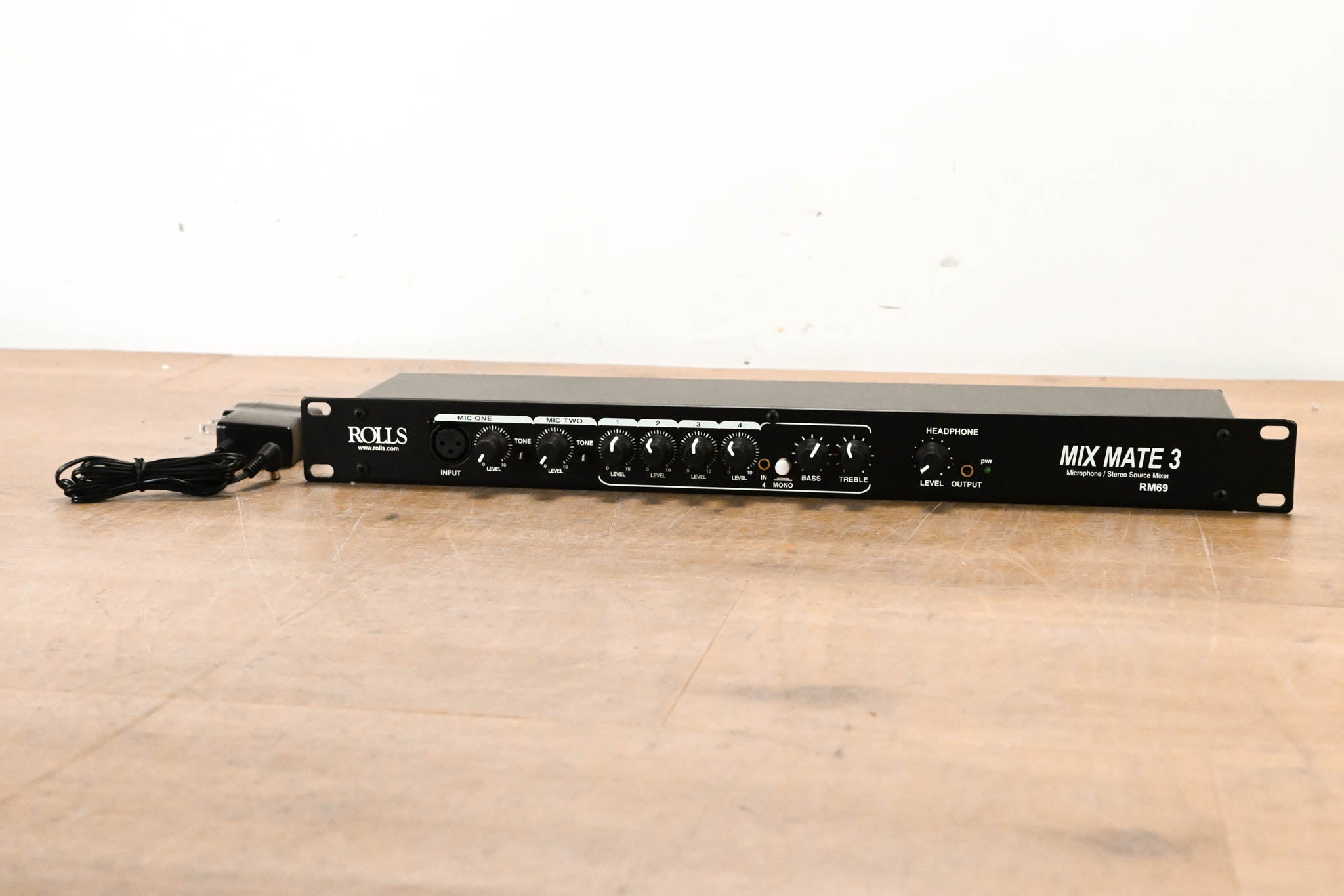 ROLLS RM69 MixMate 3 6-Channel Stereo Line / Microphone Mixer
