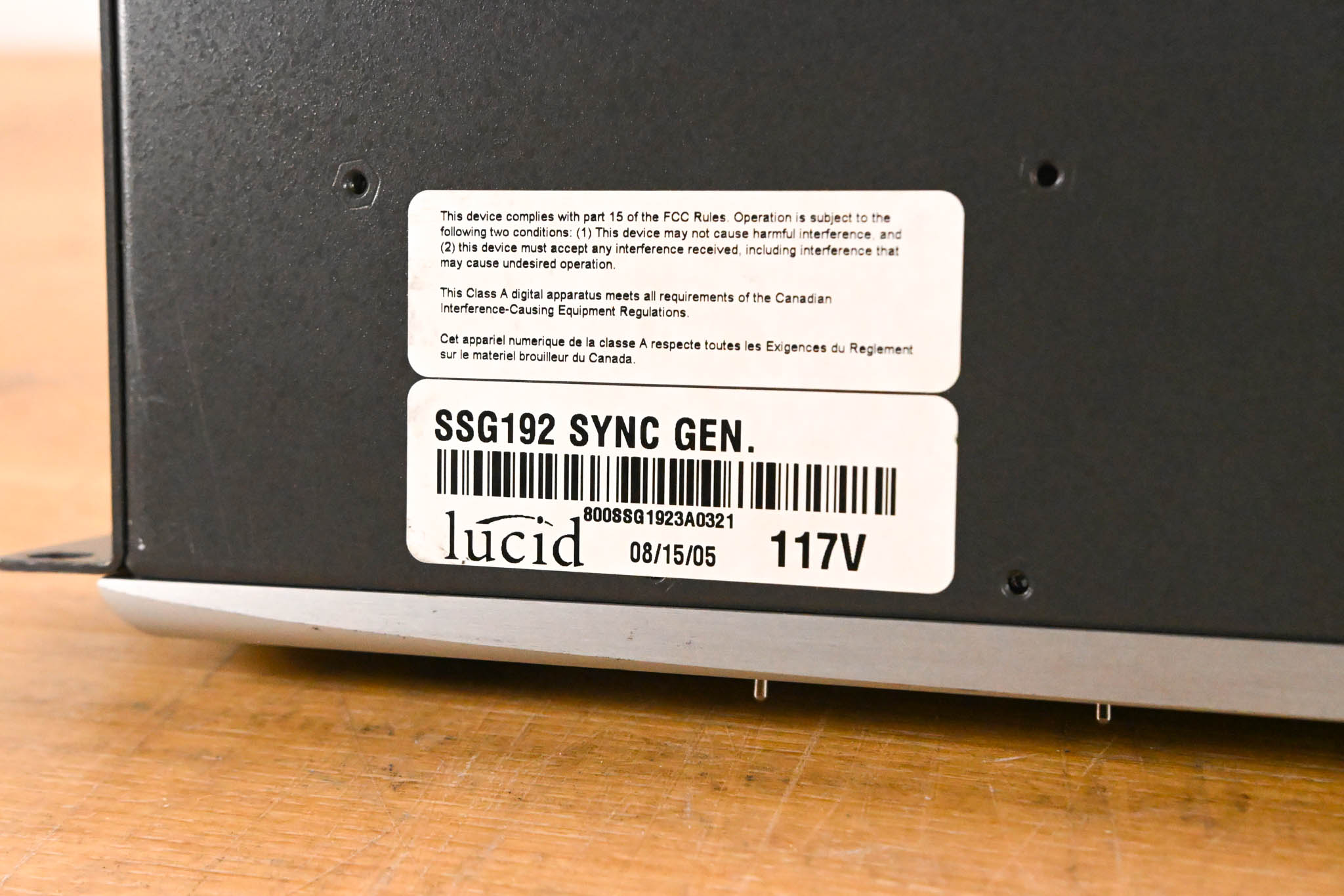 Lucid SSG192 High Definition Studio Sync Generator