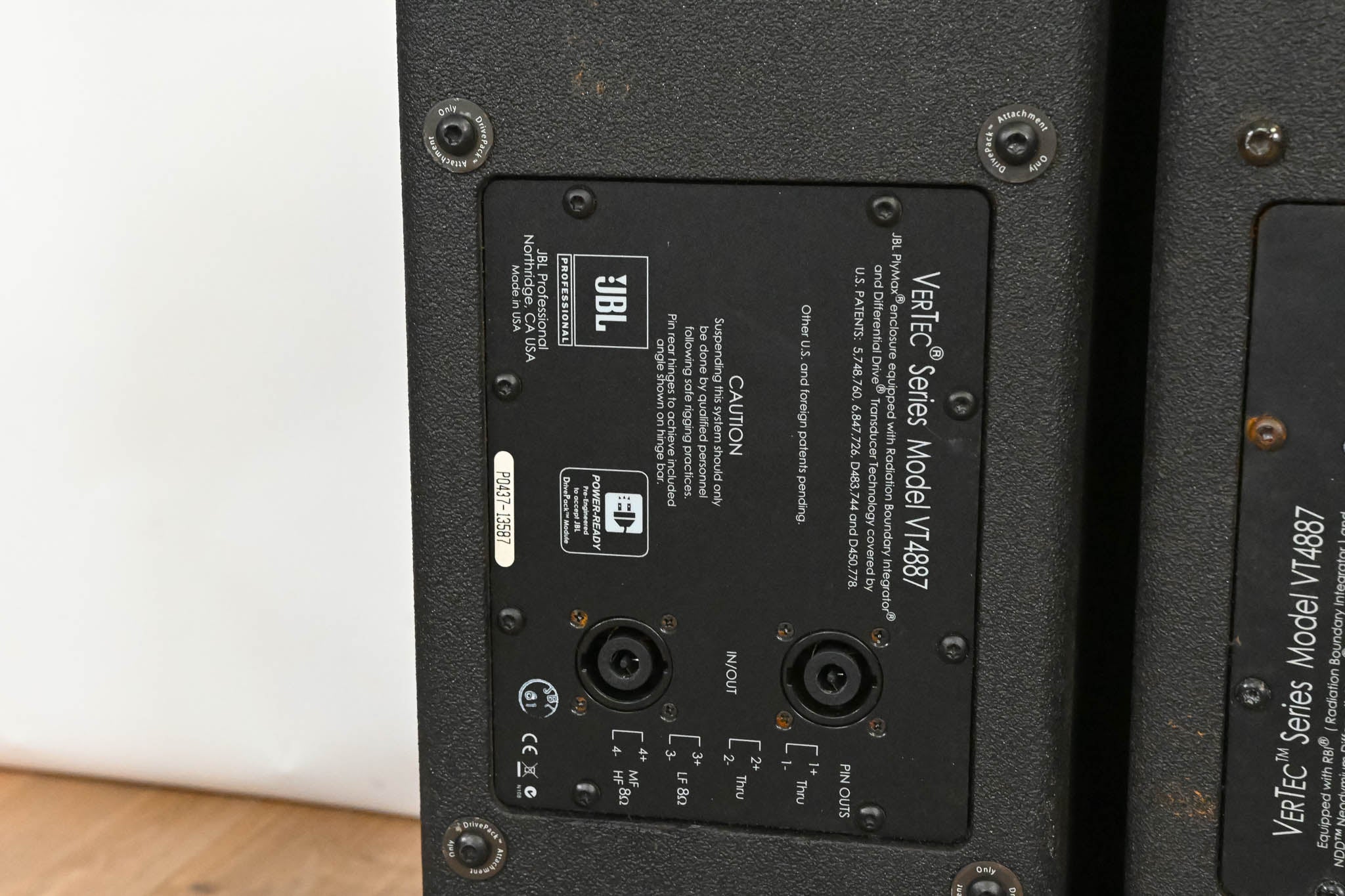 JBL VT4887 Compact Bi-Amplified 3-Way Line Array Element (PAIR)