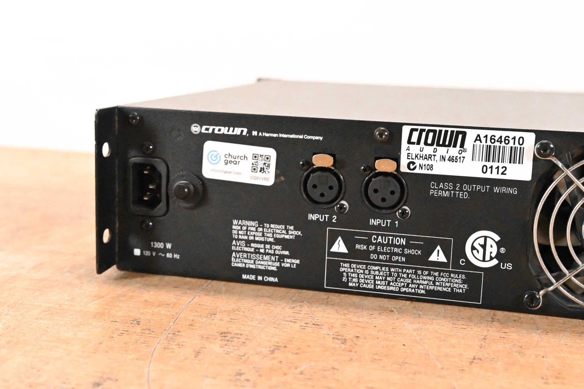 Crown XLS 402 2-Channel Power Amplifier