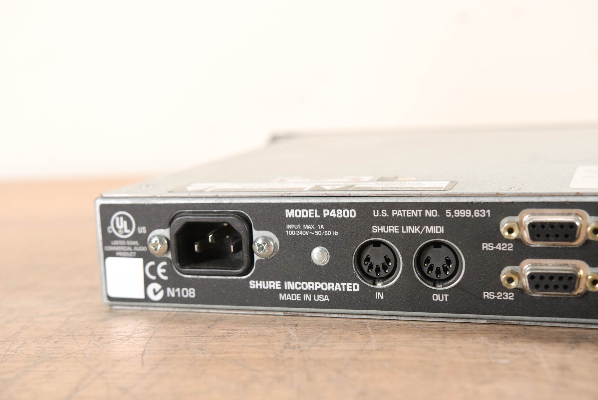 Shure P4800 4x8 Digital Signal Processor