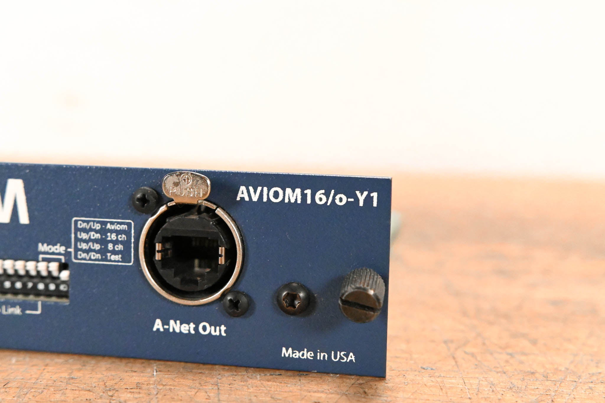 Aviom 16/o-Y1 A-Net Card for Yamaha Digital Products