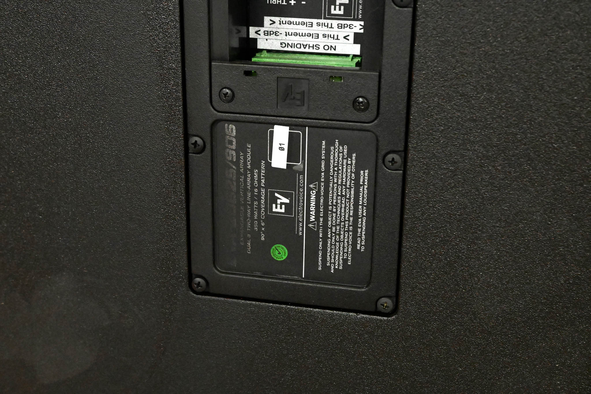 Electro-Voice (EV) EVA-2082S/906 Full-Range Line-Array Speaker (PAIR)