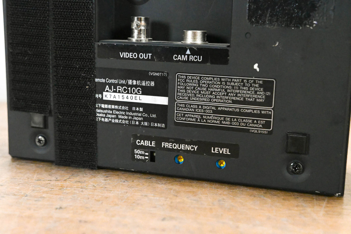 Panasonic AJ-RC10G Remote Control Unit