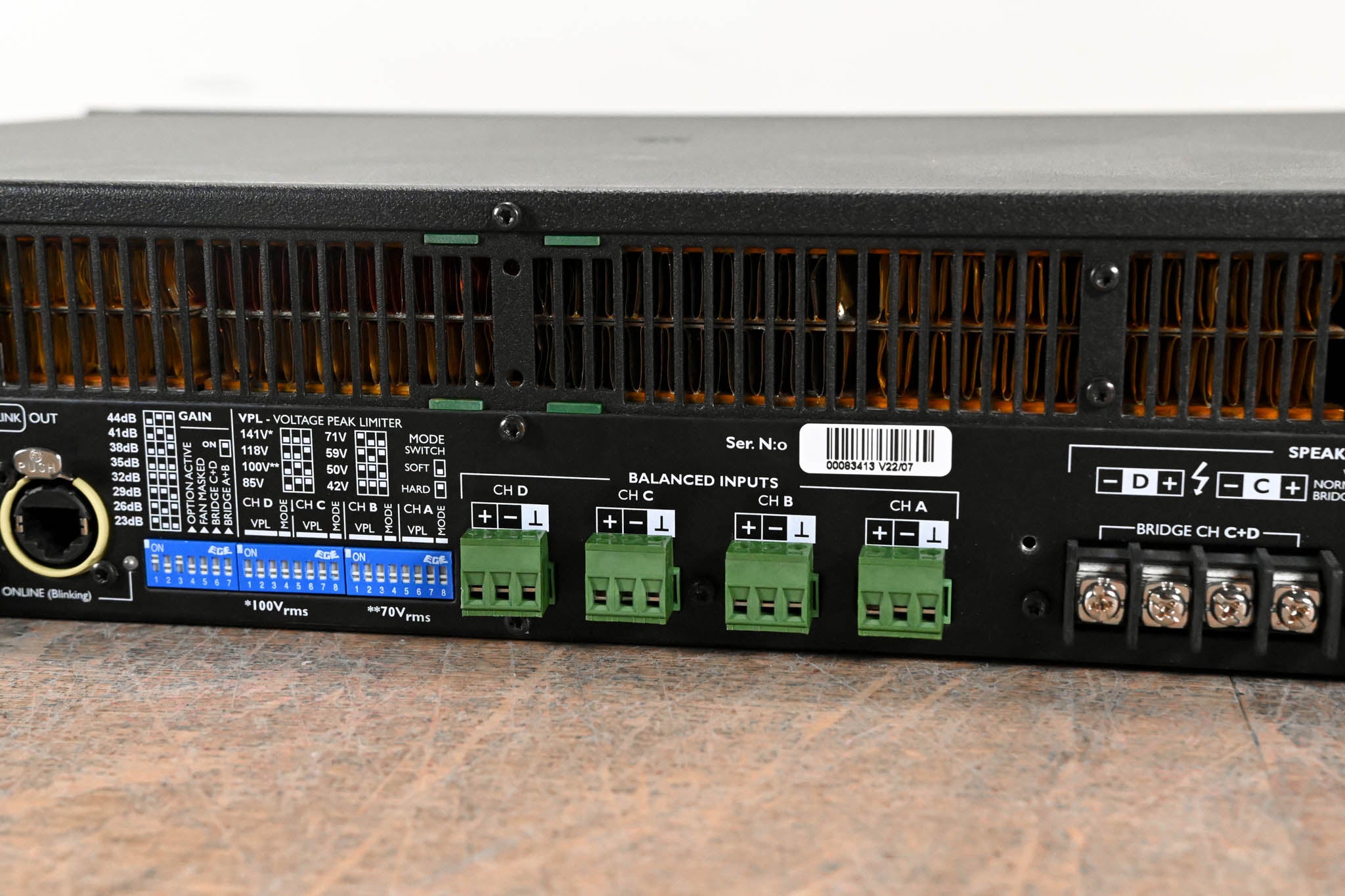 Lab Gruppen C 16:4 1600W Four-Channel Power Amplifier