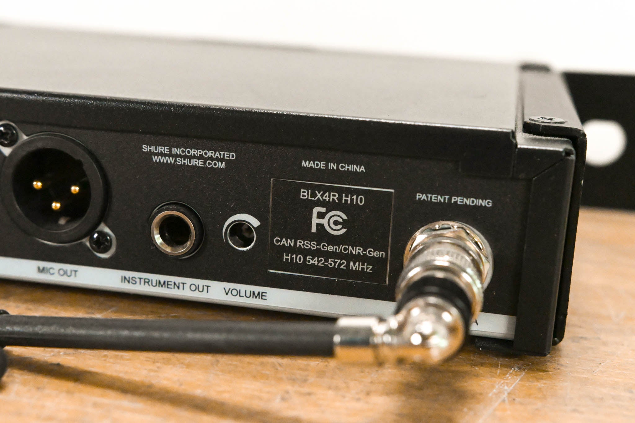 Shure BLX4R Rack-Mountable Wireless Receiver - H10 Band NO POWER SUPPLY