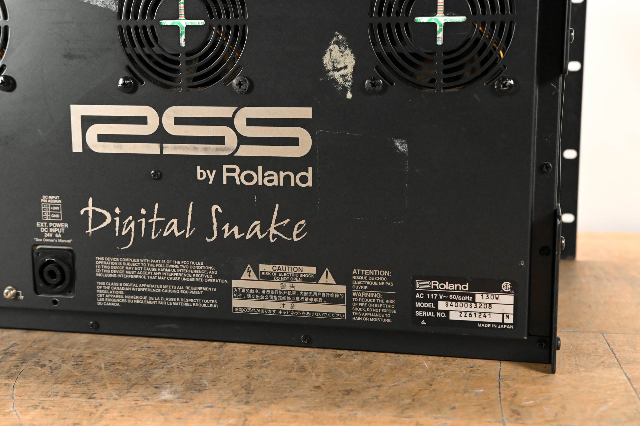 Roland S-4000S-3208 Digital Snake 32x8 Modular Stage Unit