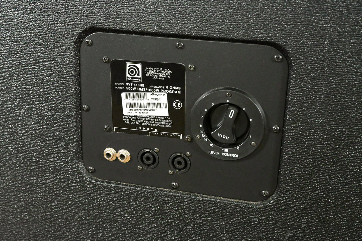 Ampeg SVT-410HE 500-Watt 4x10'' Bass Speaker Cabinet