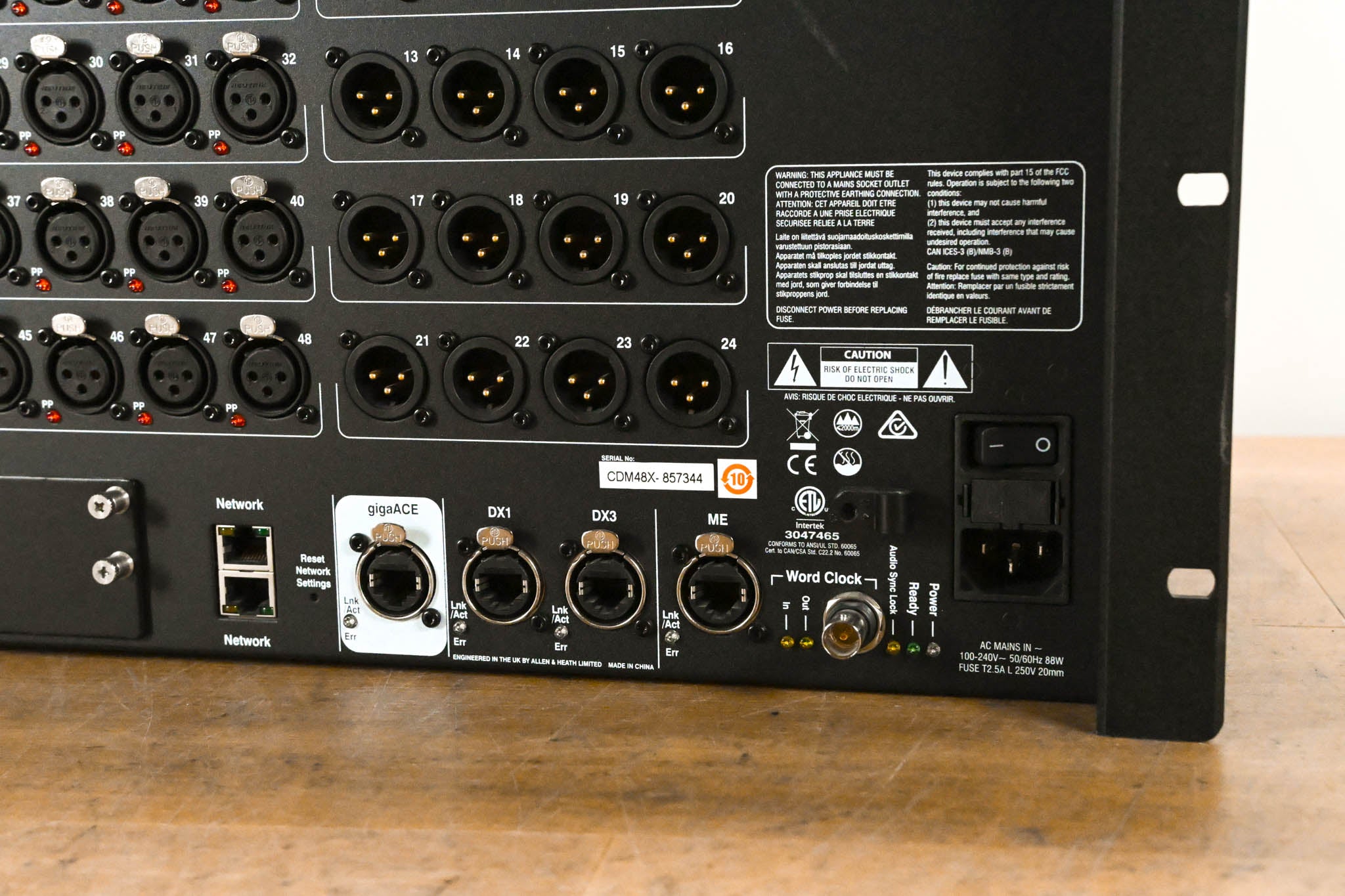 Allen & Heath dLive C3500 Control Surface w/ CDM48 48-in/24-out MixRack