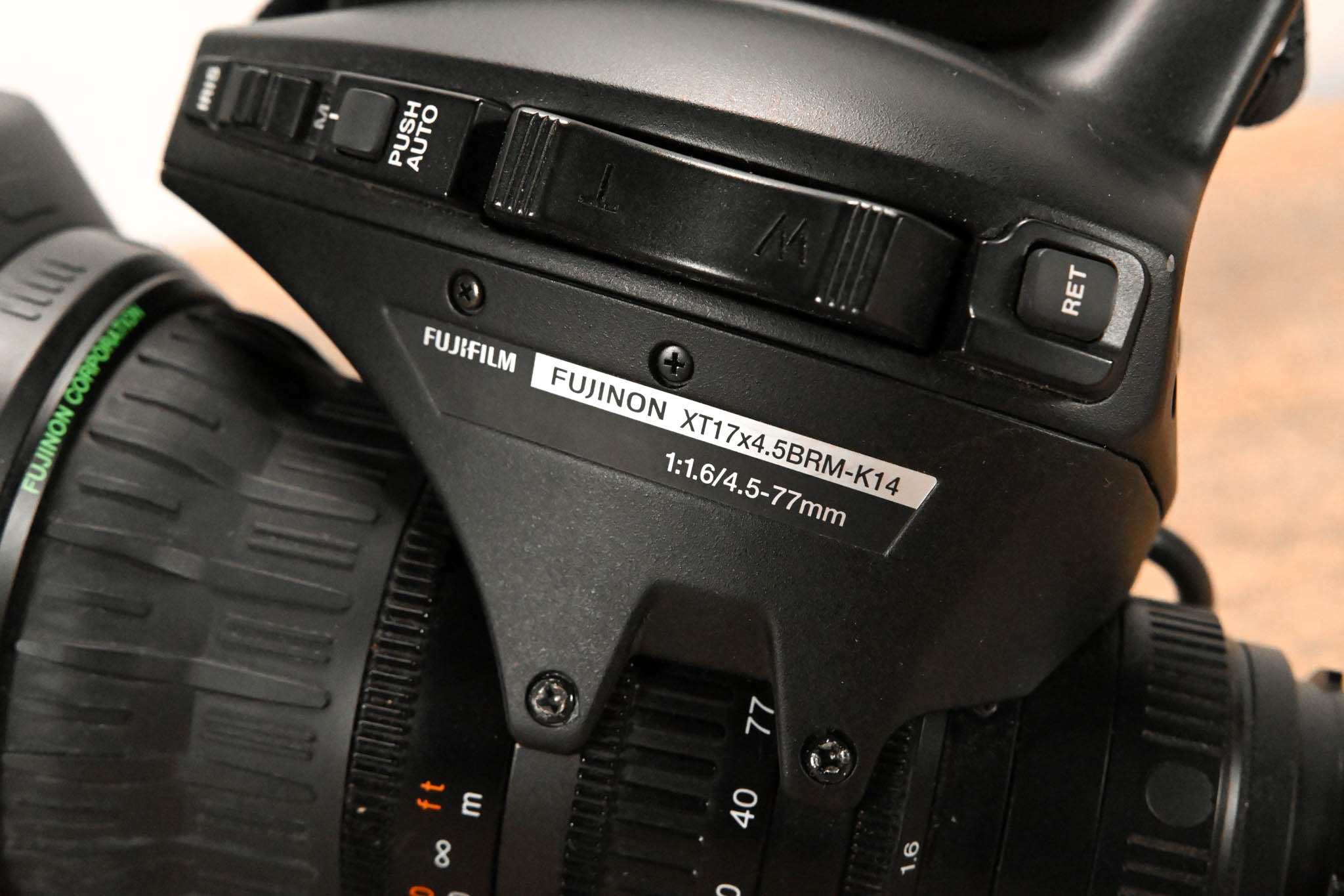 Fujinon XT17x4.5BRM-K14 HD ENG Zoom Lens - 1:1.6/4.5-77mm