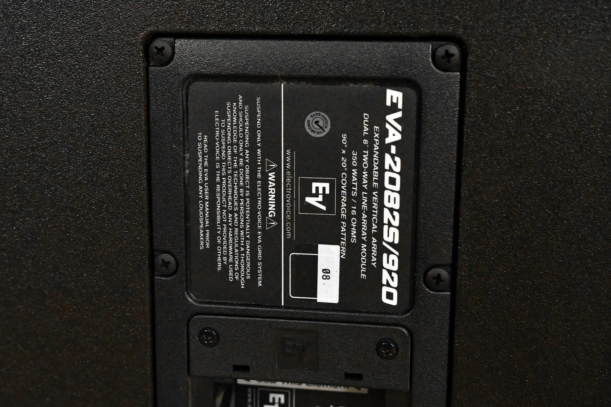Electro-Voice (EV) EVA-2082S/920 Full-Range Line-Array Speaker (PAIR)