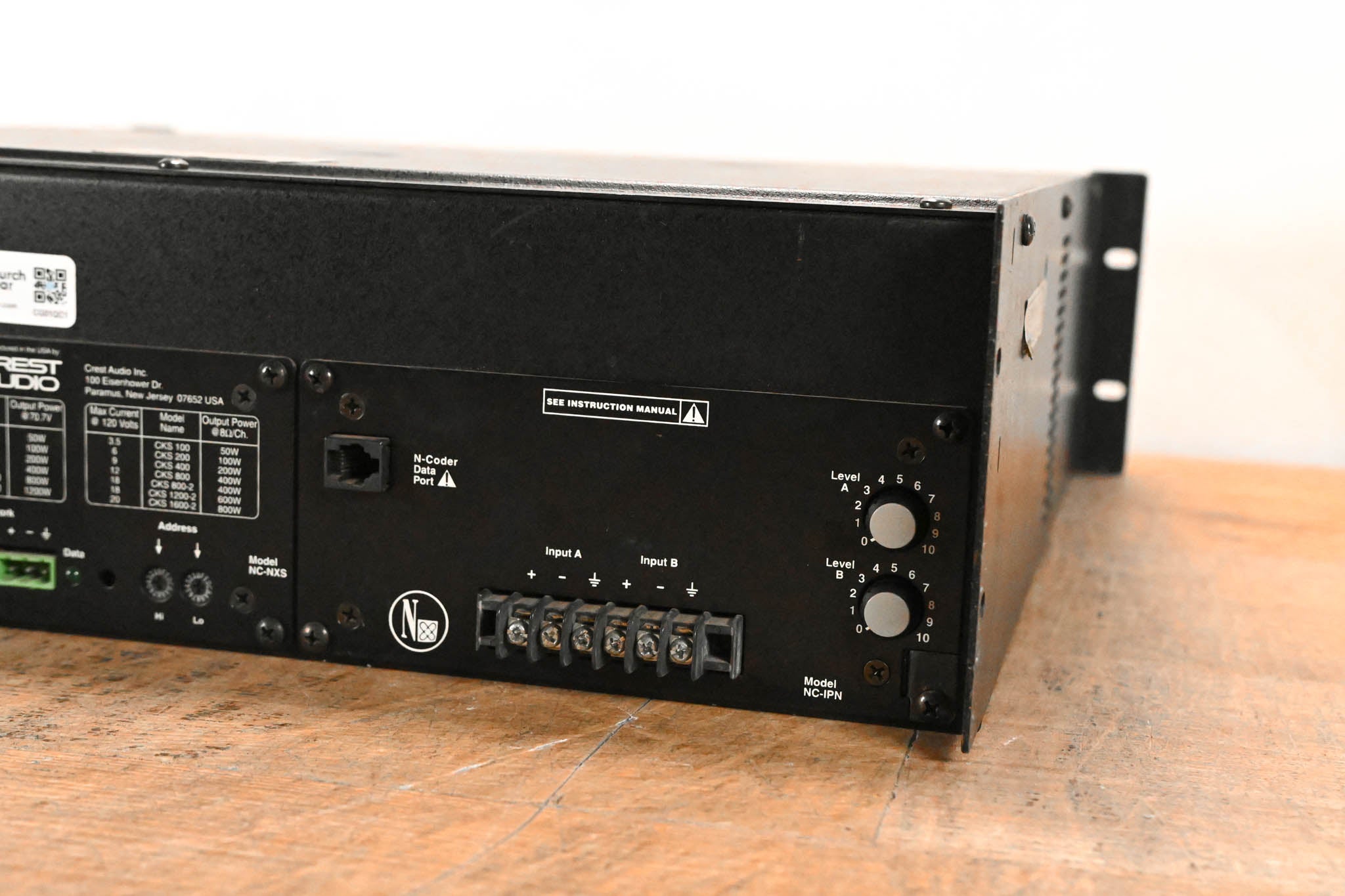 Crest Audio CKS800 Power Processing Amplifier