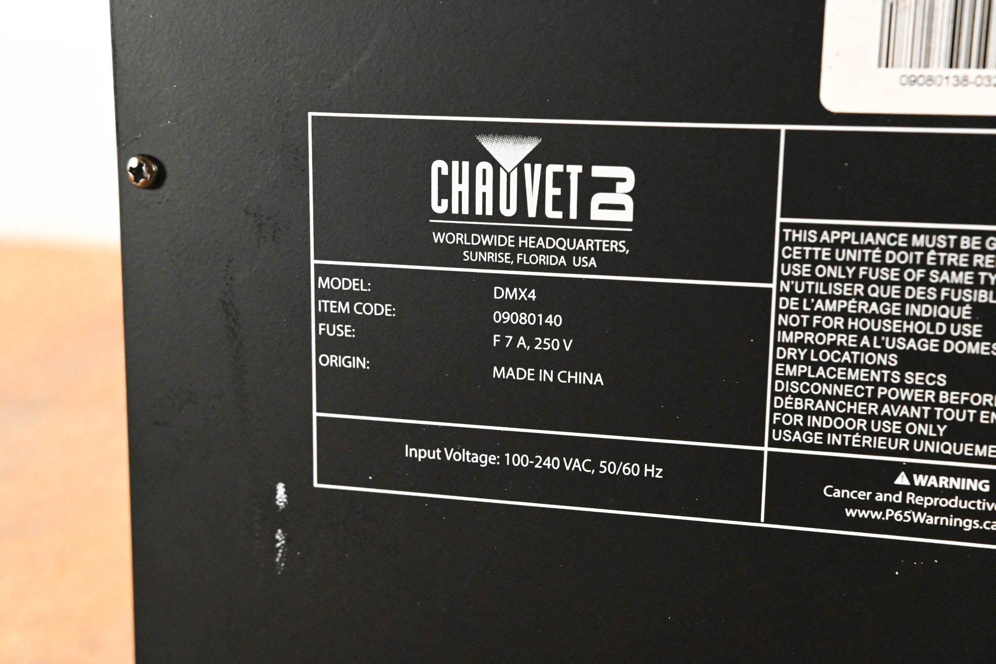 Chauvet DMX-4 4-Channel DMX Dimmer/Relay Pack