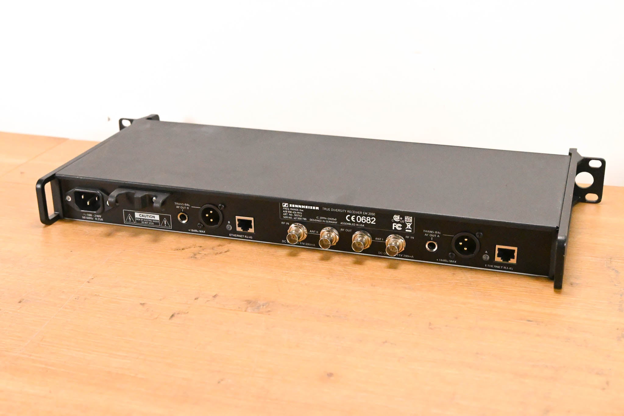 Sennheiser EM 2050 Wireless Receiver w/ two Beltpacks - 558-626 MHz
