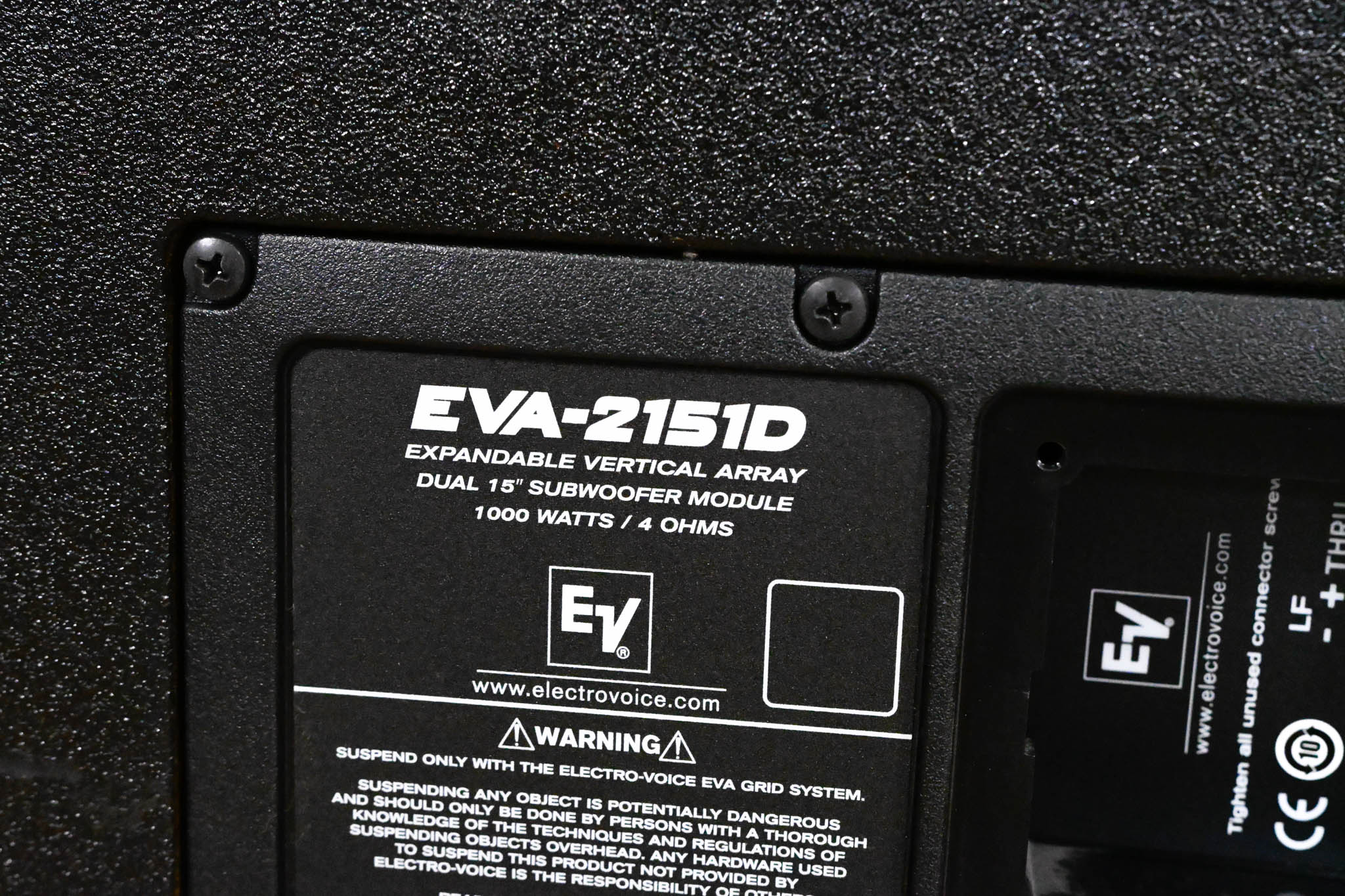 Electro-Voice (EV) EVA-2151D Dual 15" Passive Line Array Subwoofer