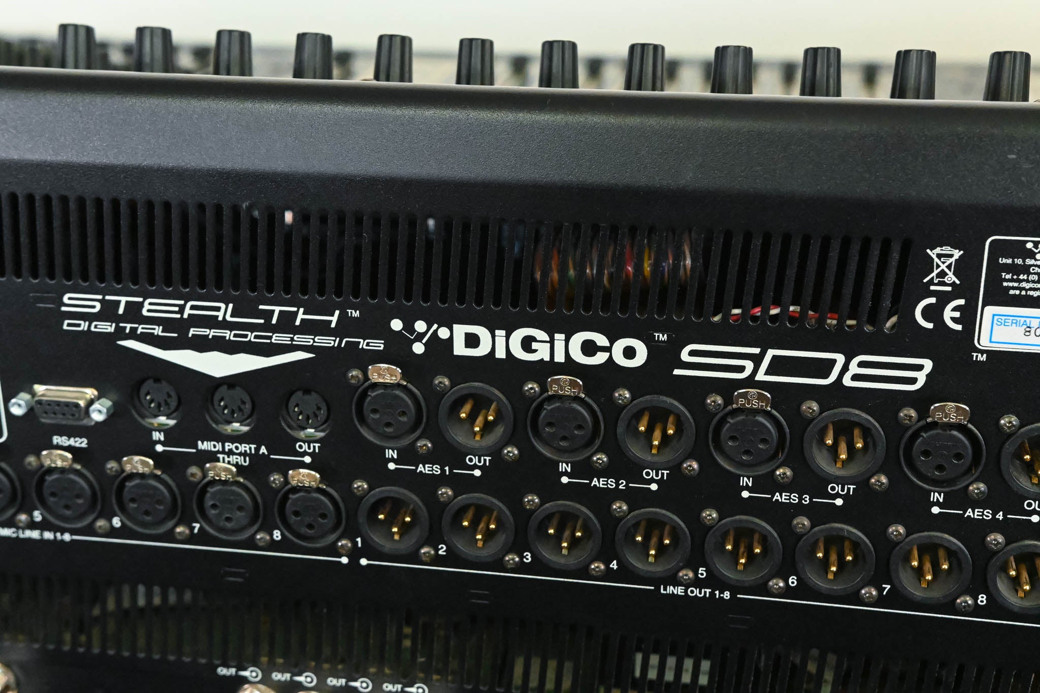 DiGiCo SD8 120-Channel Digital Mixing Console with Road Case