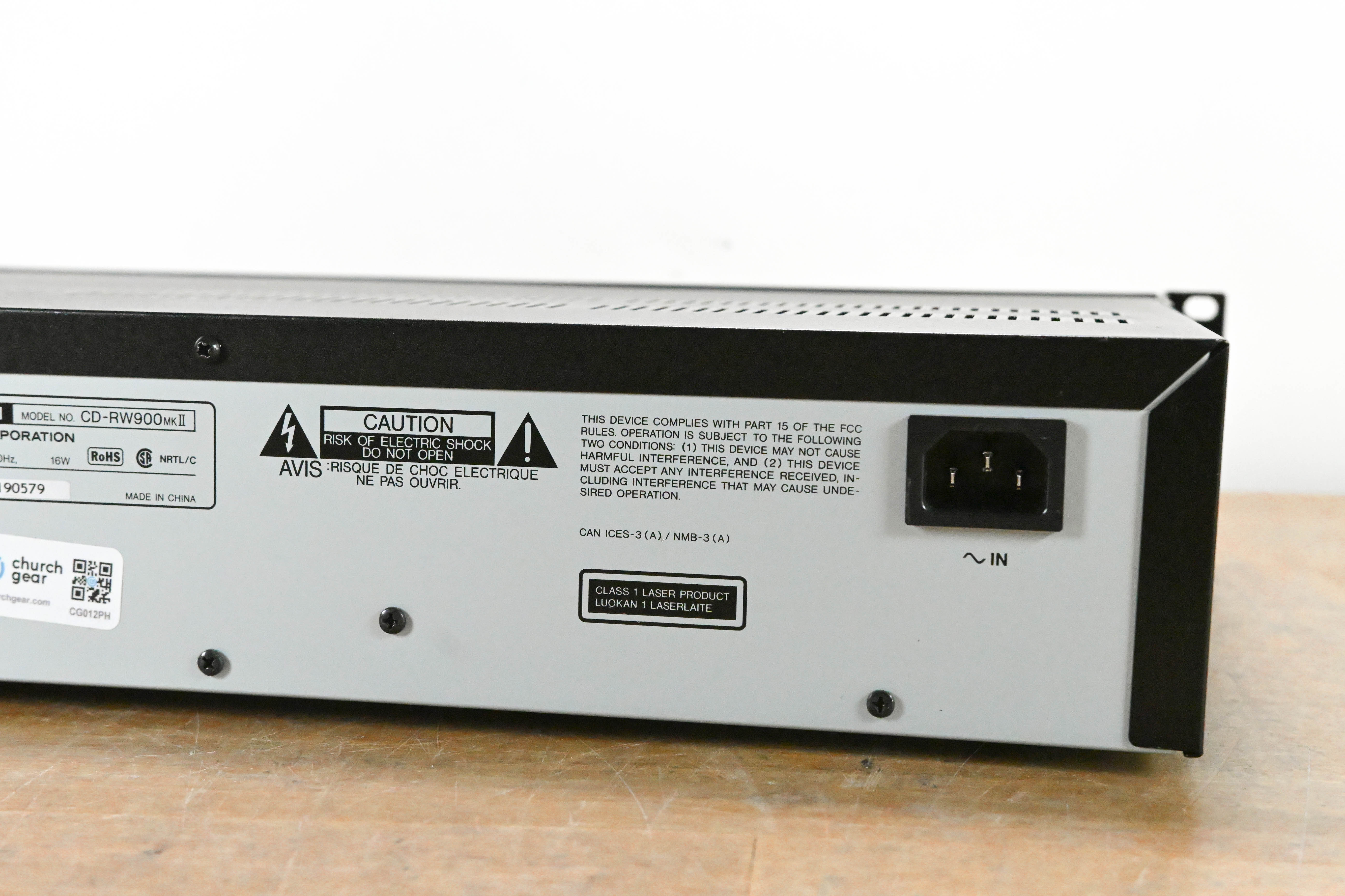 TASCAM CD-RW900 MKII Professional Rack-Mountable CD Recorder/Player