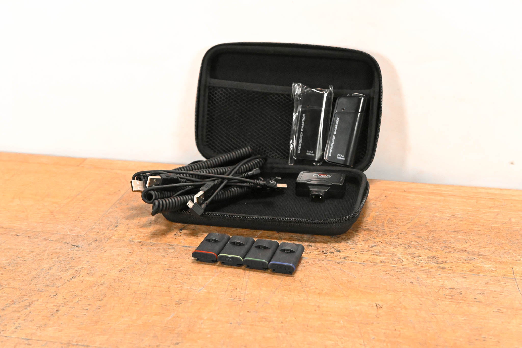 Cuebi Wireless Tally Lights with USB Cables (Set of 4)