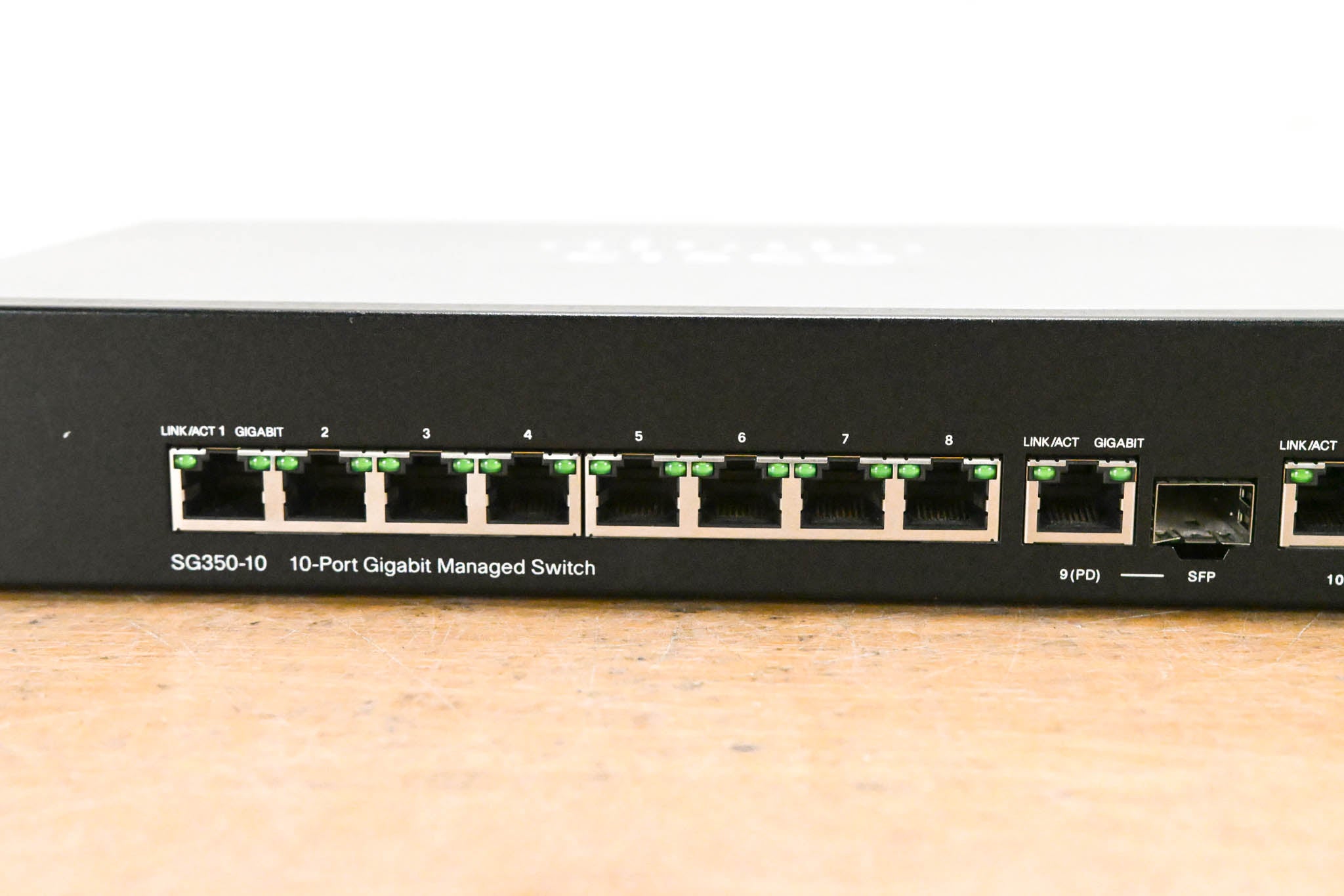 Cisco SG350-10 10-Port Gigabit Managed Switch (NO POWER SUPPLY)