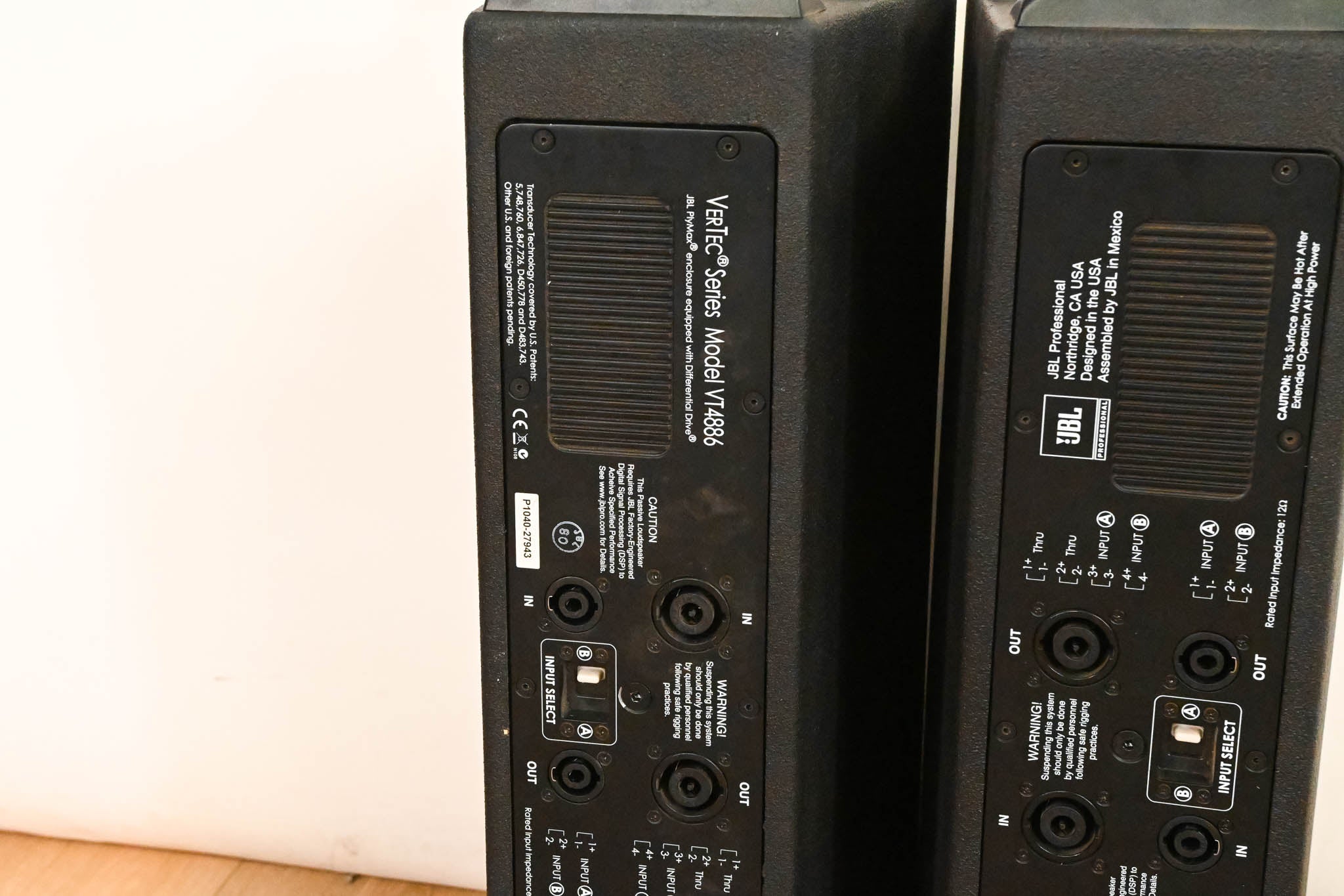 JBL VT4886 Dual 6.5" Passive Compact Line Array Loudspeakers (PAIR)