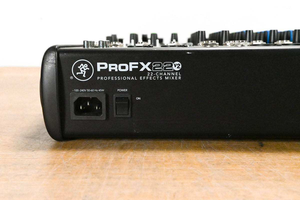 Mackie ProFX22v2 22-Channel Audio Mixer with USB and Effects