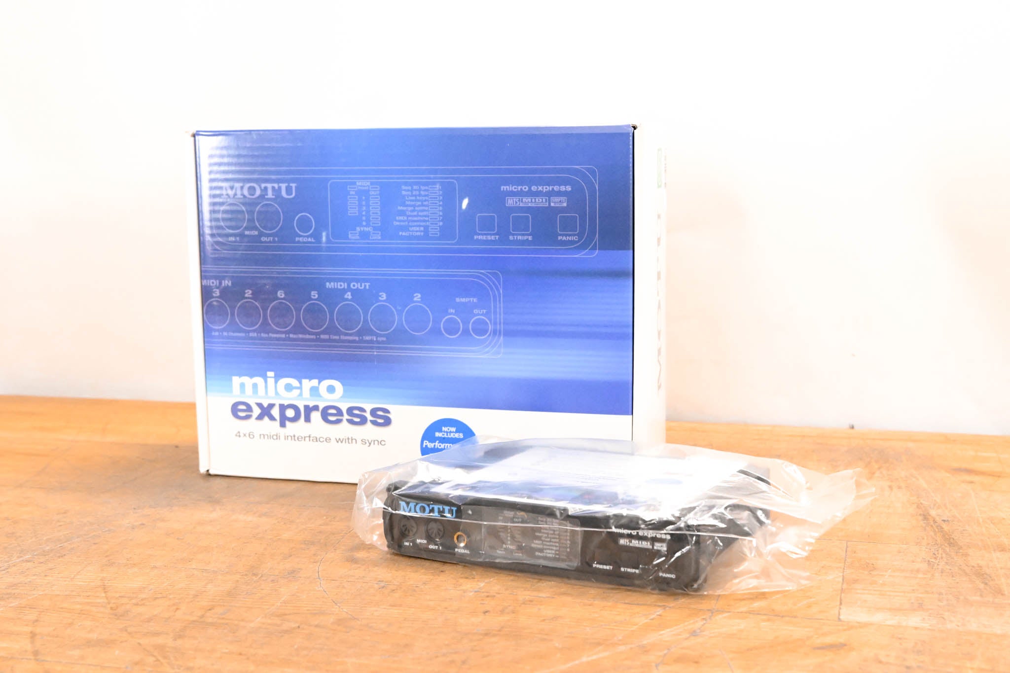 MOTU Micro Express 4x6 USB MIDI interface with Sync