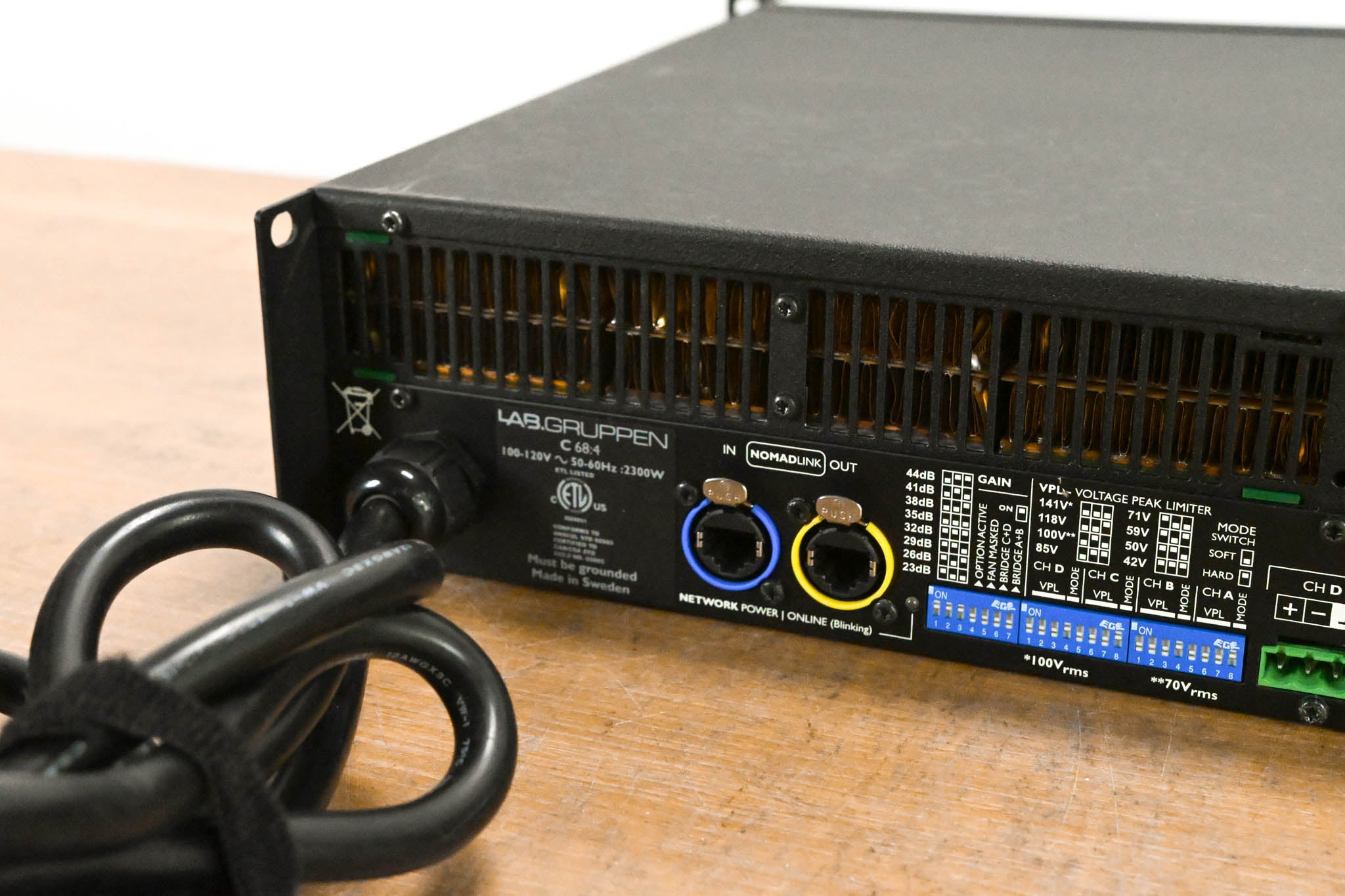 Lab Gruppen C 68:4 6800W Four-Channel Power Amplifier