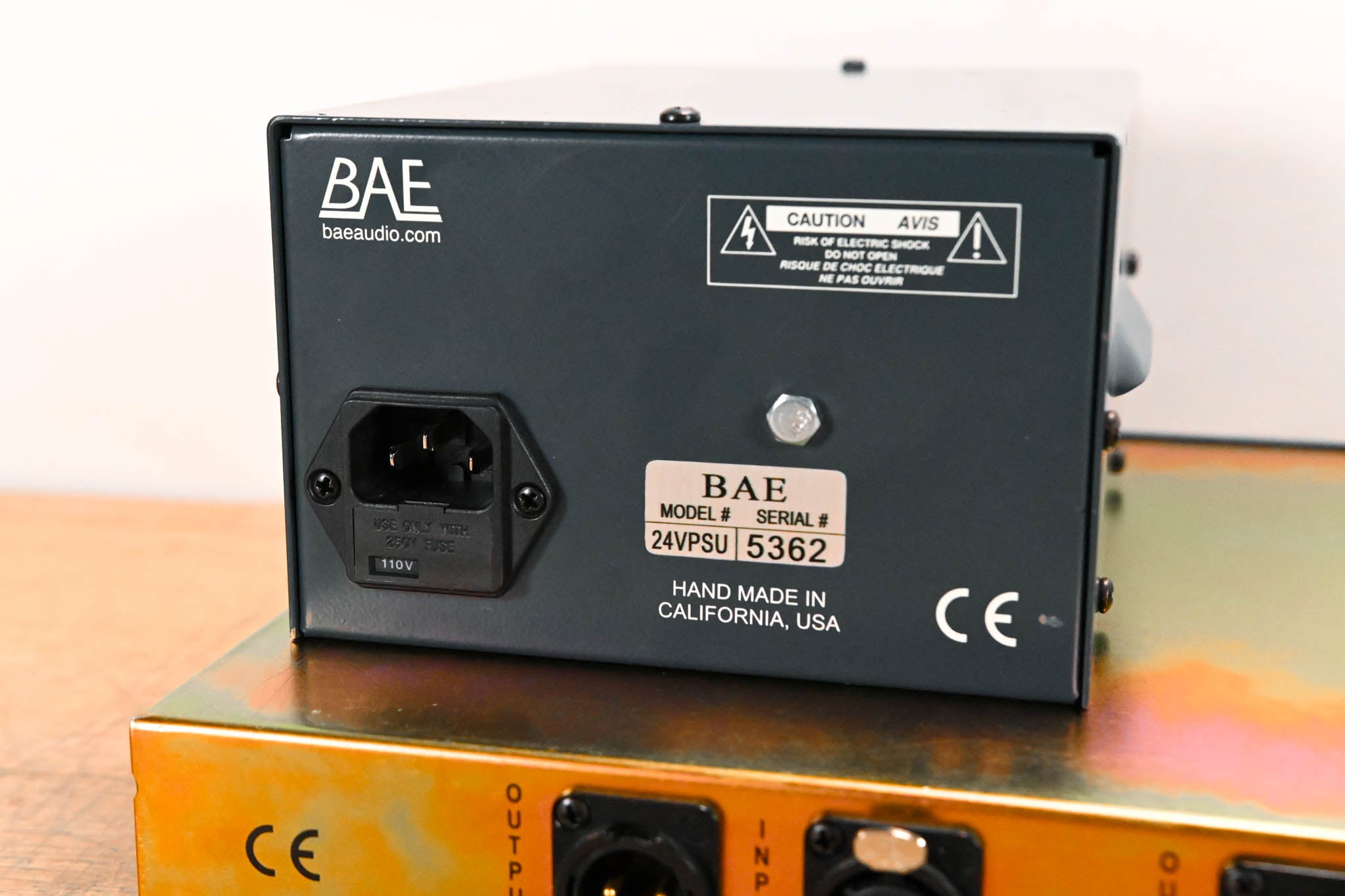 BAE 1073MPF Dual-Channel Microphone Preamp with Power Supply