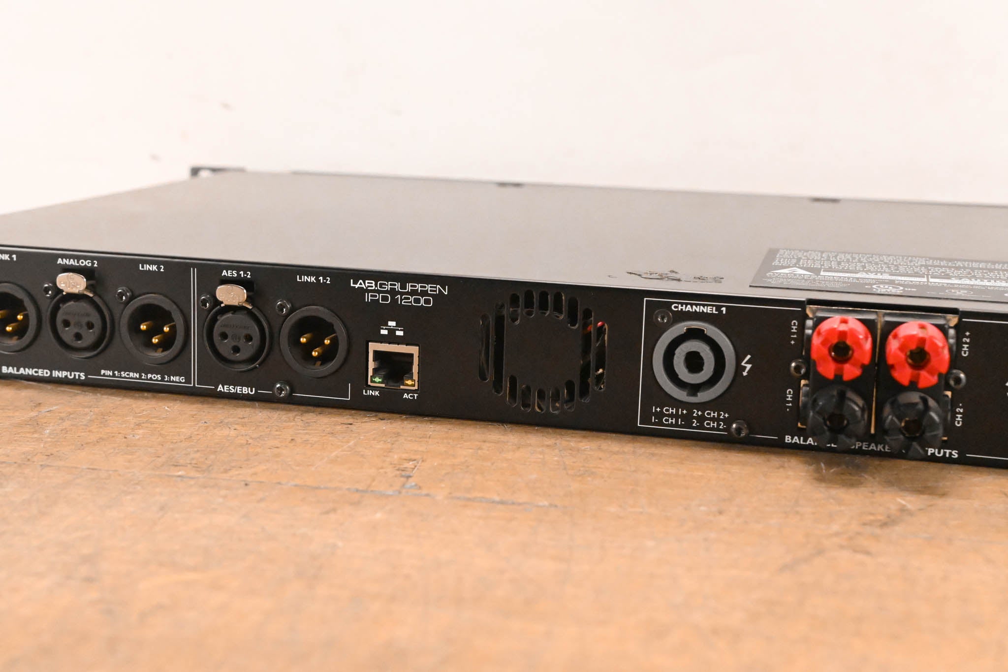 Lab Gruppen IPD 1200 1200W 2-Channel DSP-Controlled Power Amplifier
