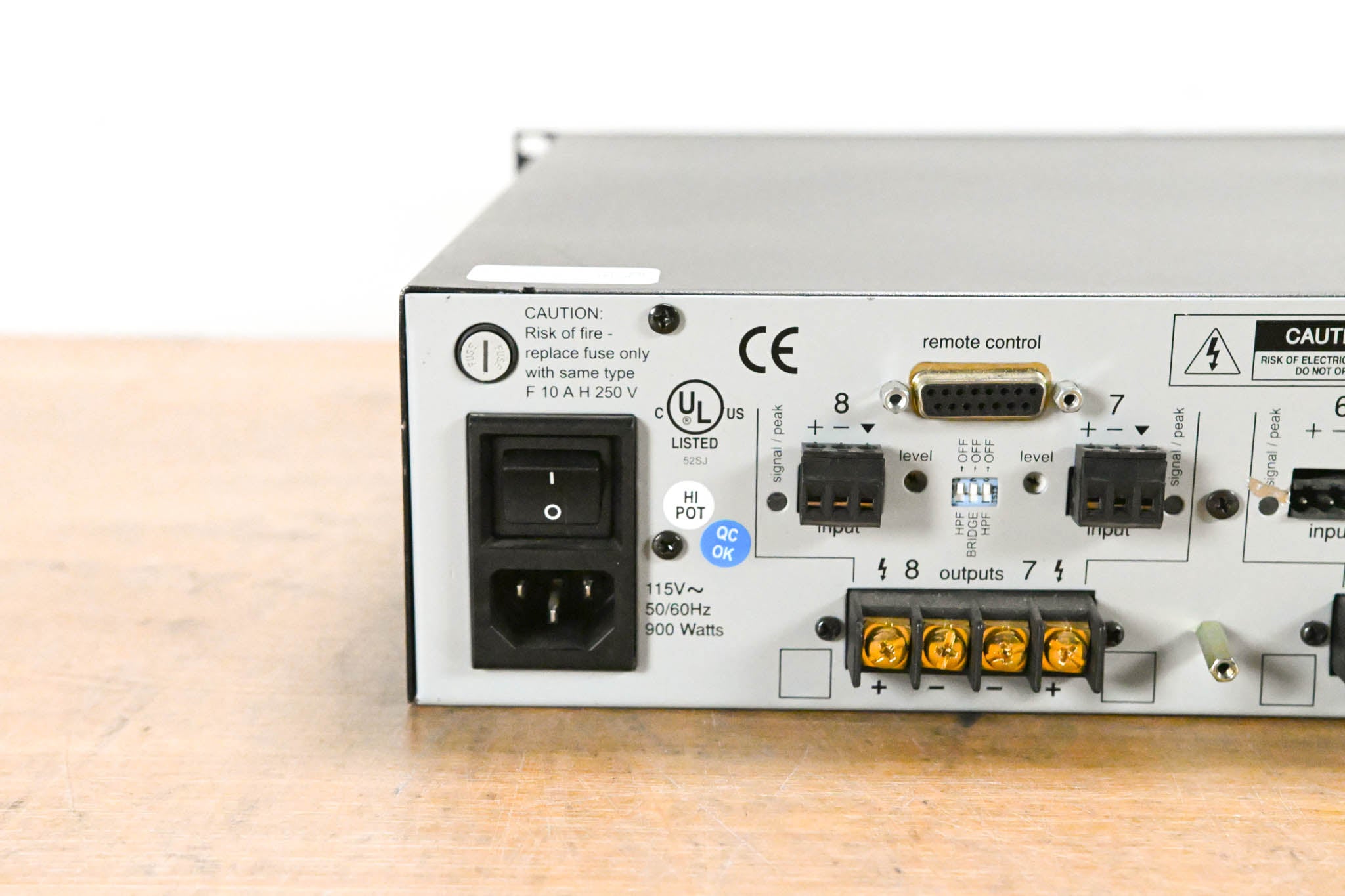 Biamp MCA 8050 8-Channel Amplifier