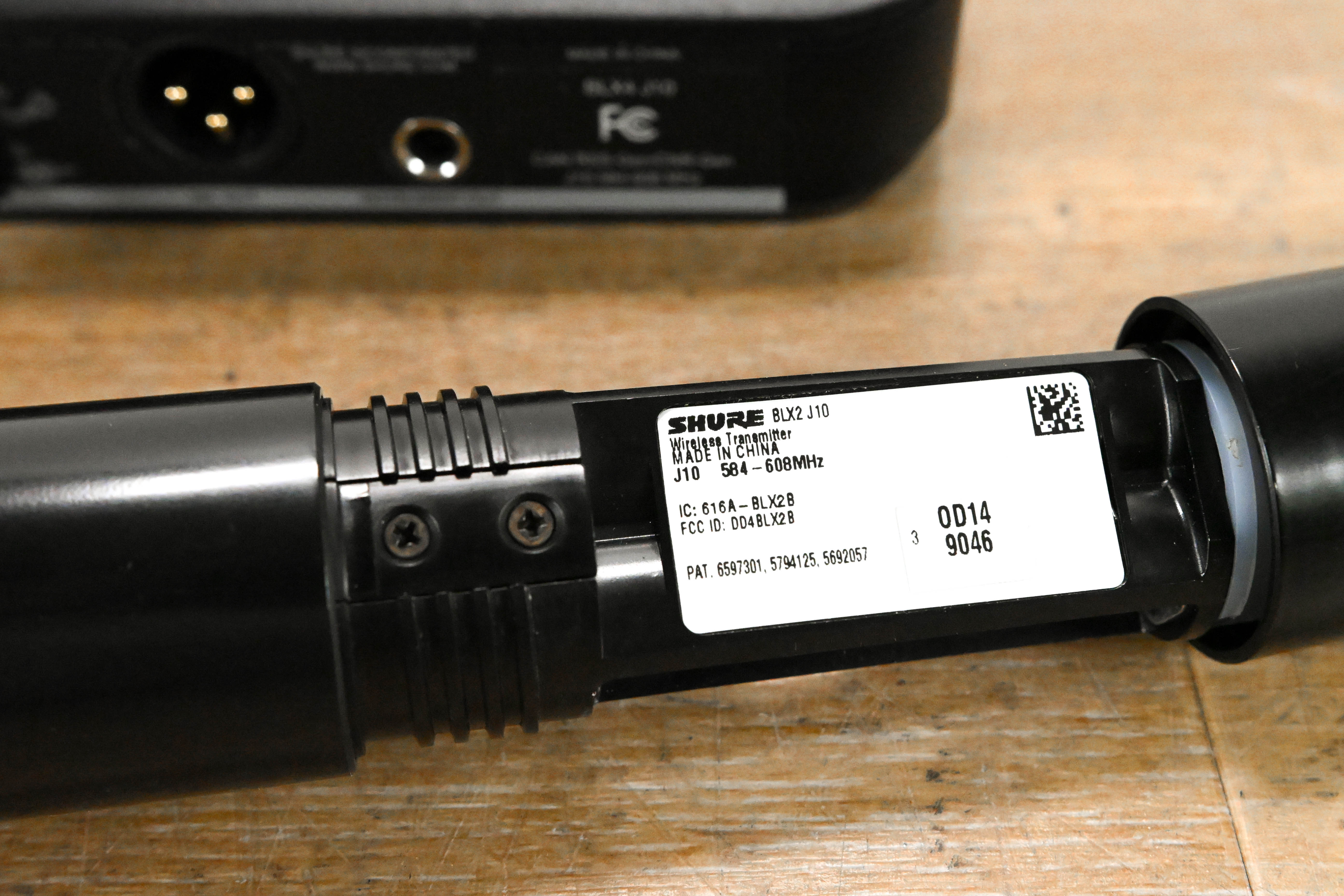 Shure BLX24/PG58 Handheld Wireless System - J10 Band (NO POWER SUPPLY)