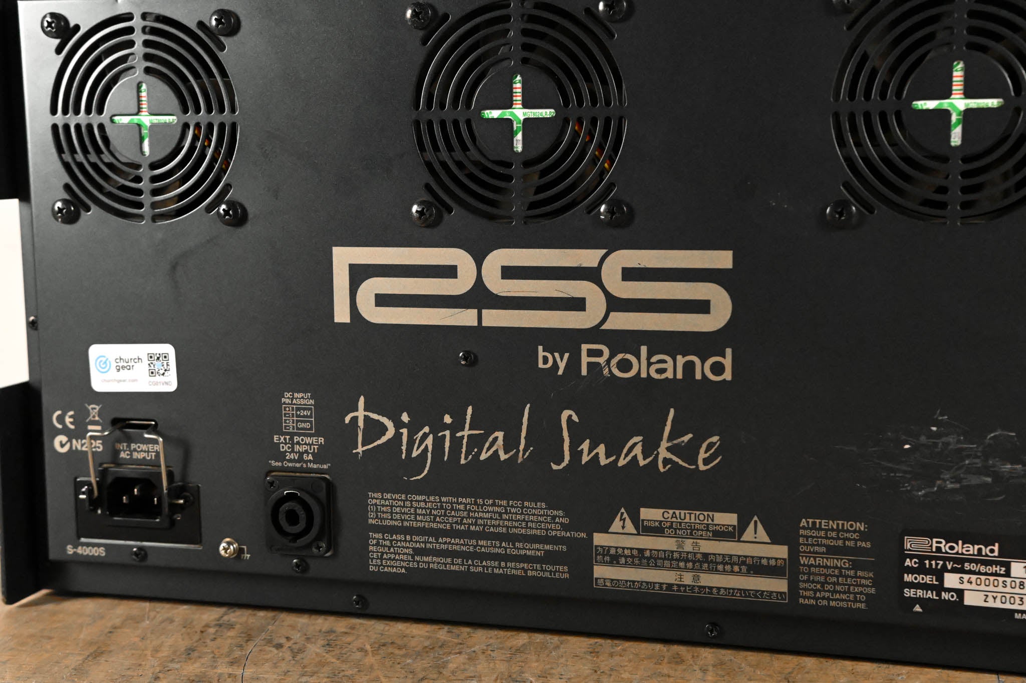 Roland S-4000S-3208 Digital Snake 32x12 Modular Stage Unit