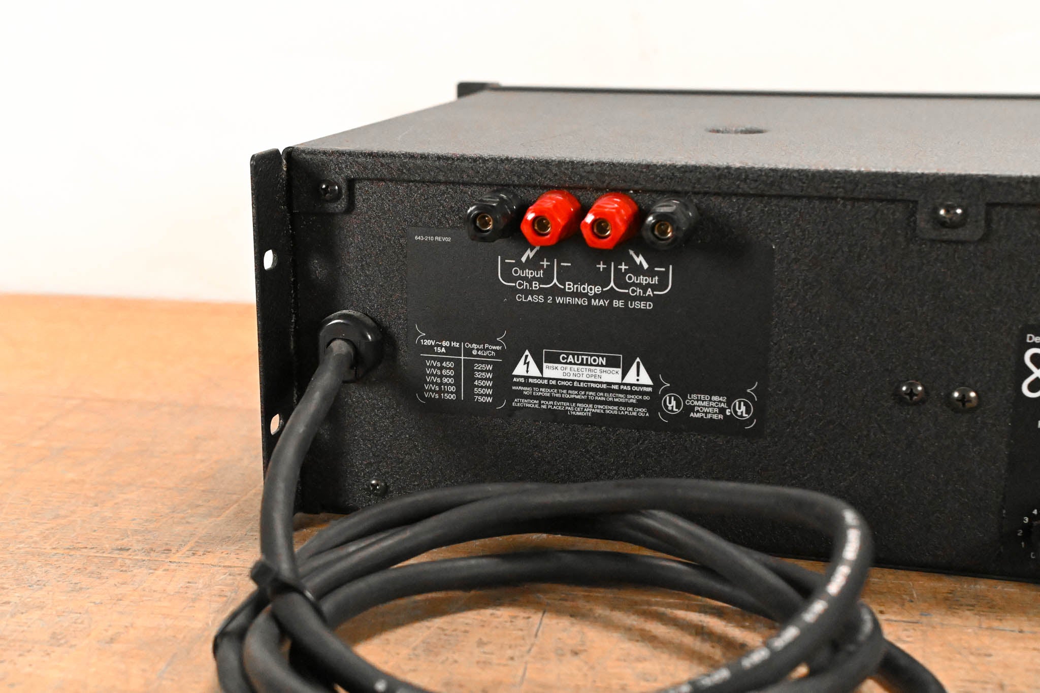 Crest Audio VS650 2-Channel Power Amplifier