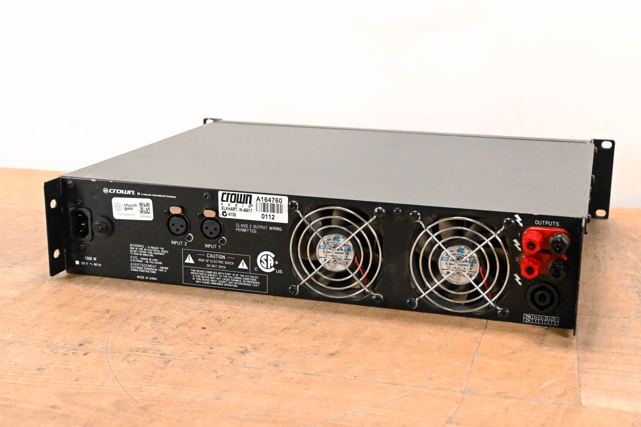Crown XLS 402 2-Channel Power Amplifier