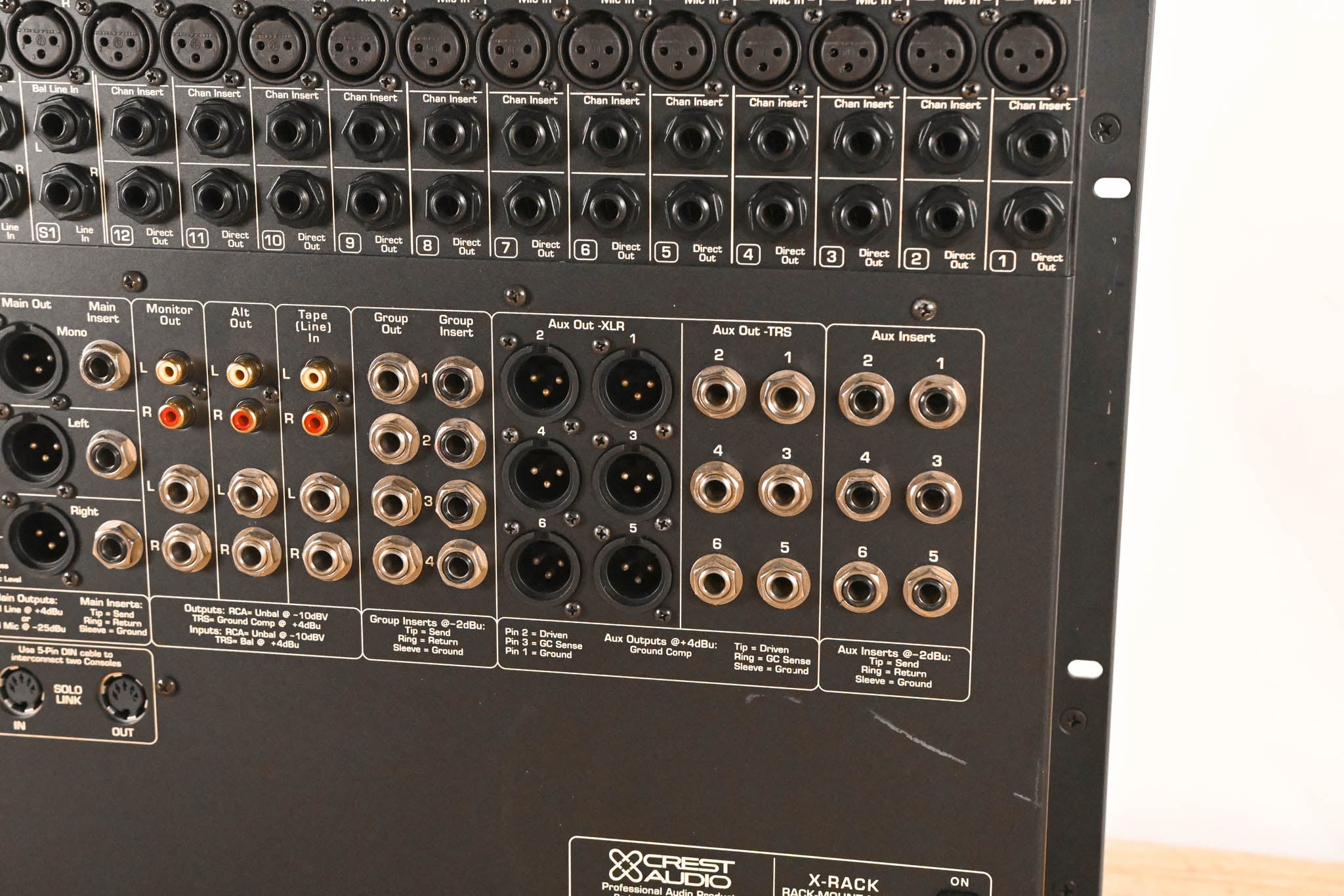 Crest Audio X20RM 12-Mix Monitor Console