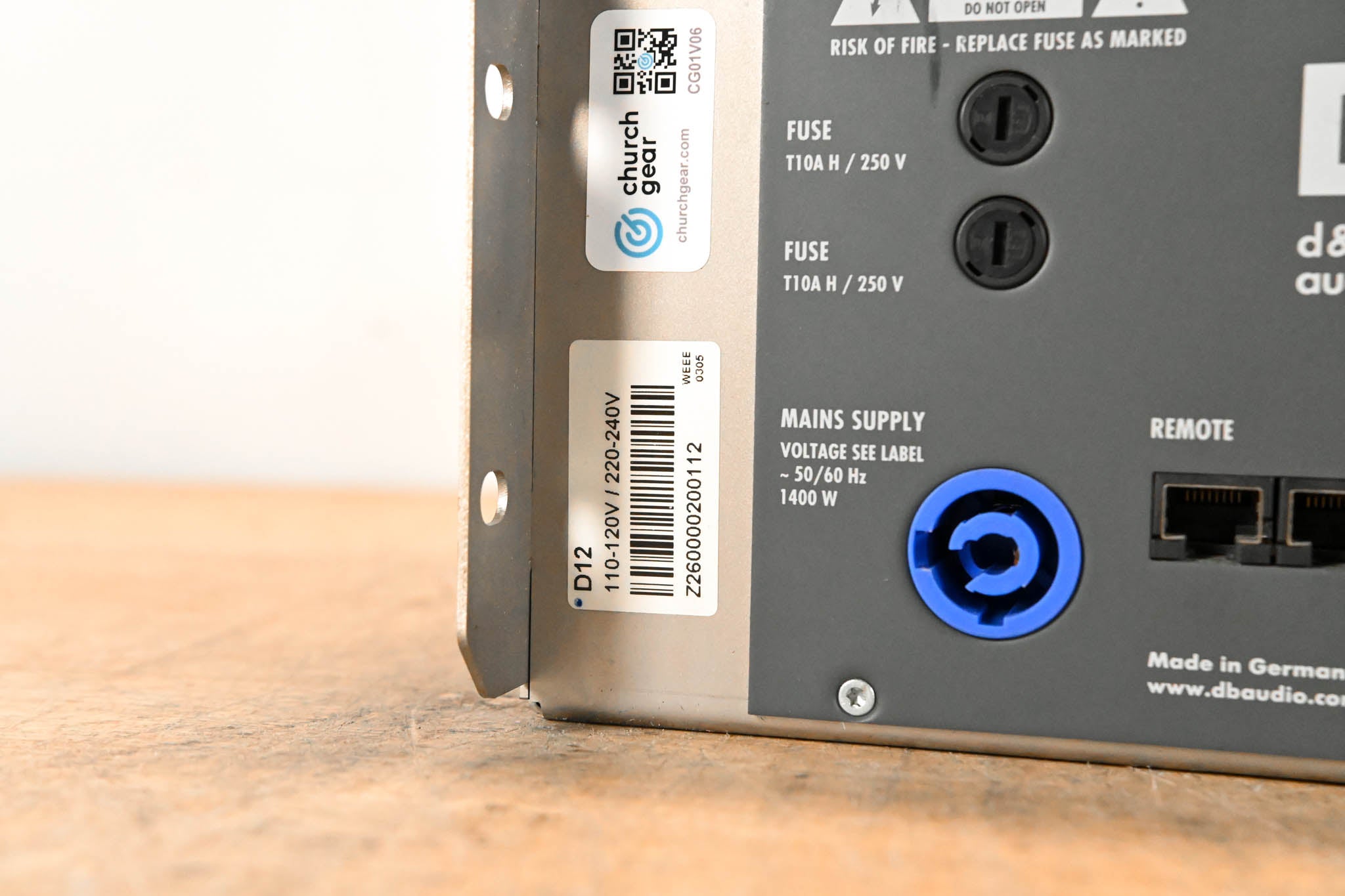 d&b audiotechnik D12 Dual-Channel Power Amplifier