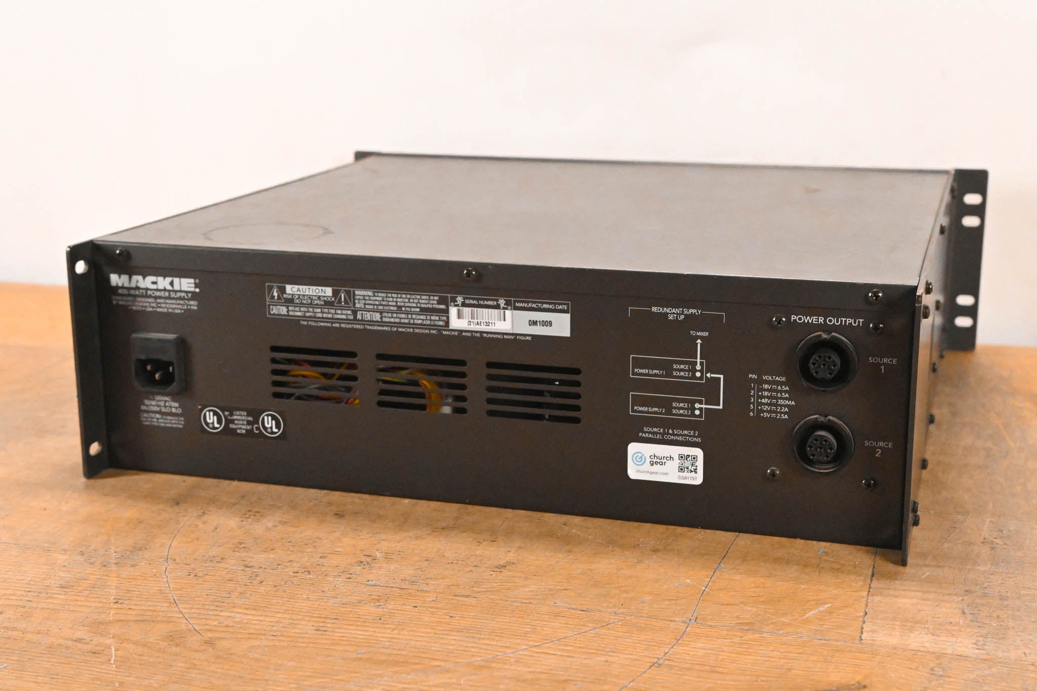 Mackie SR40/56.8 400-Watt Power Supply