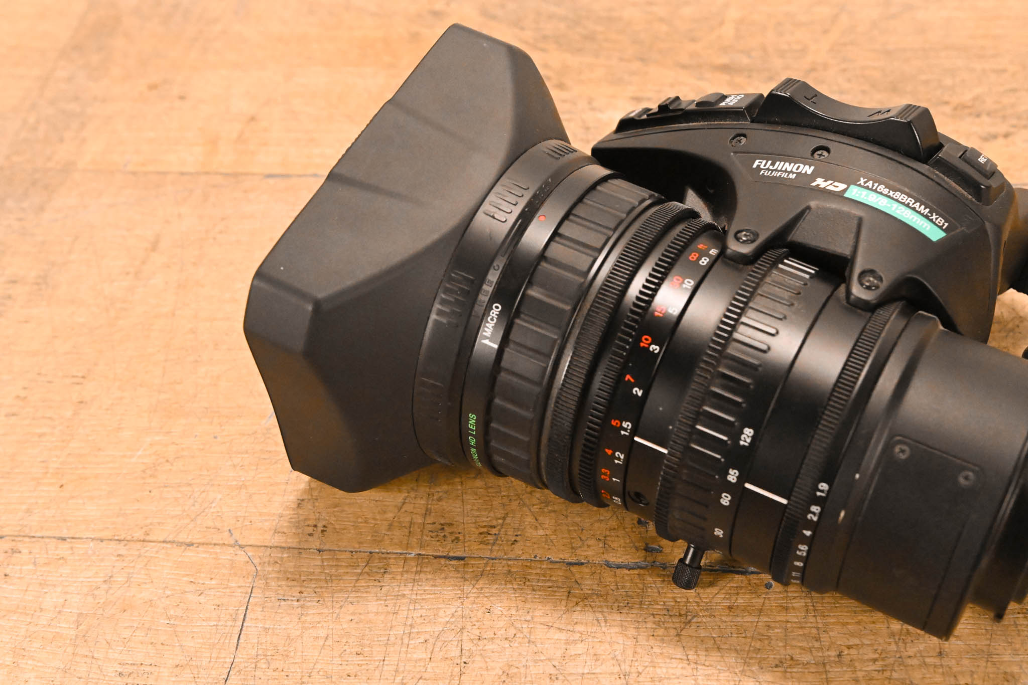 Fujinon XA16sx8BRAM-XB1 2/3" 8.0-128mm Quick Zoom ENG HD Lens