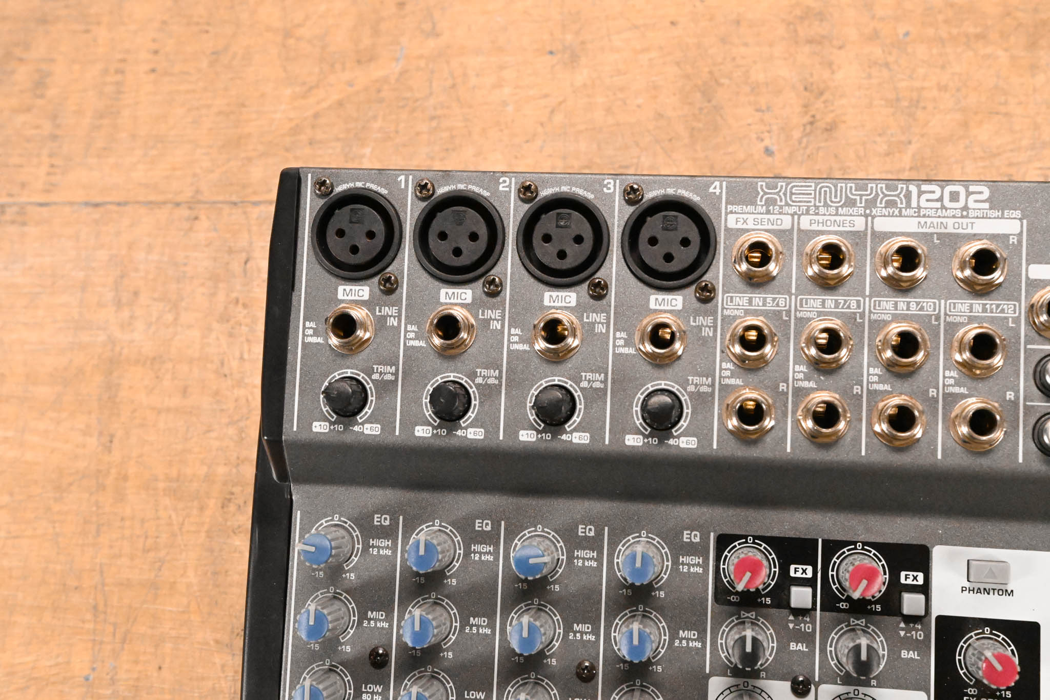 Behringer XENYX 1202 12-Input 2-Bus Mixer (NO POWER SUPPLY)